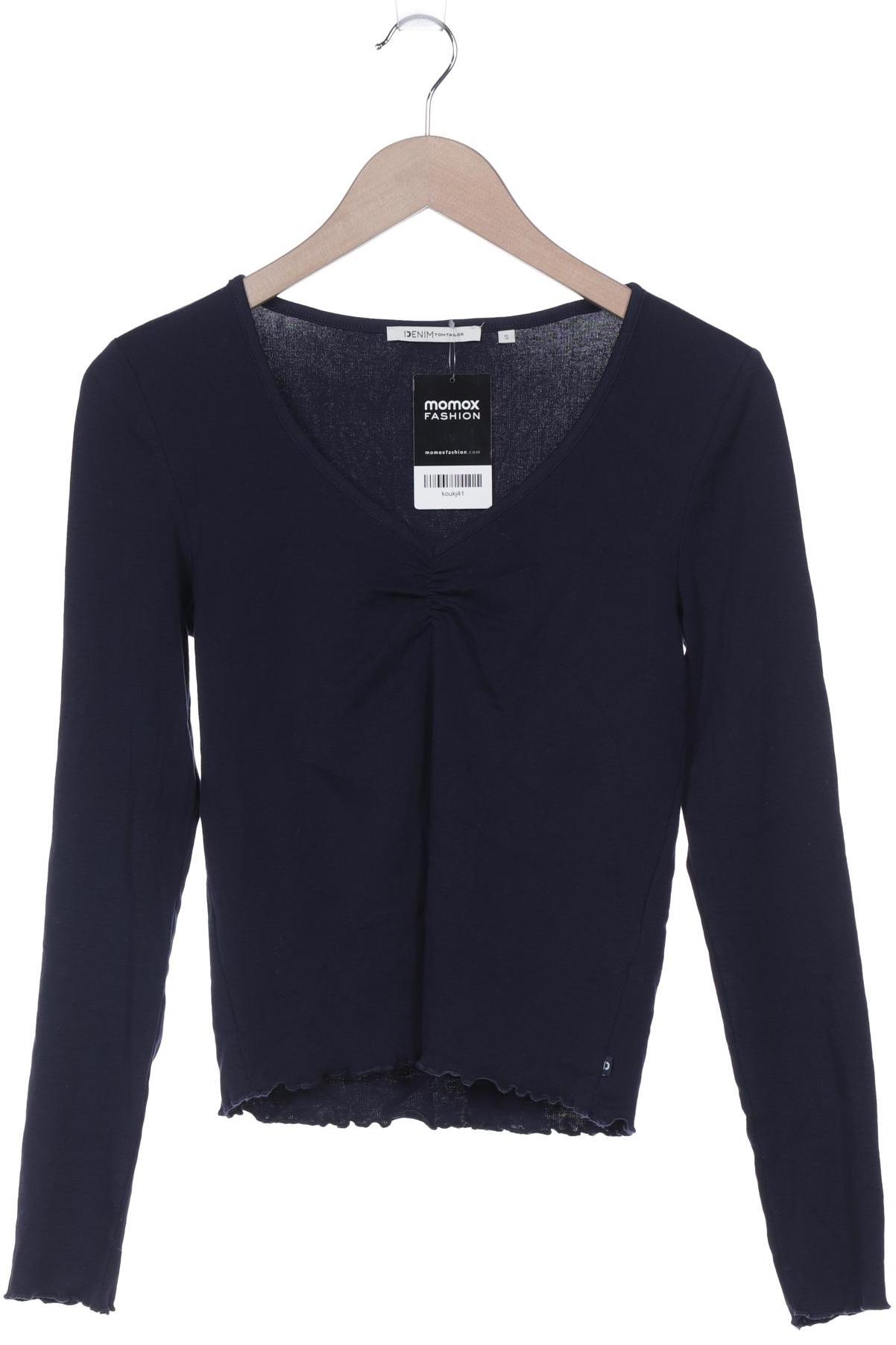 

TOM Tailor Denim Damen Langarmshirt, marineblau, Gr. 36