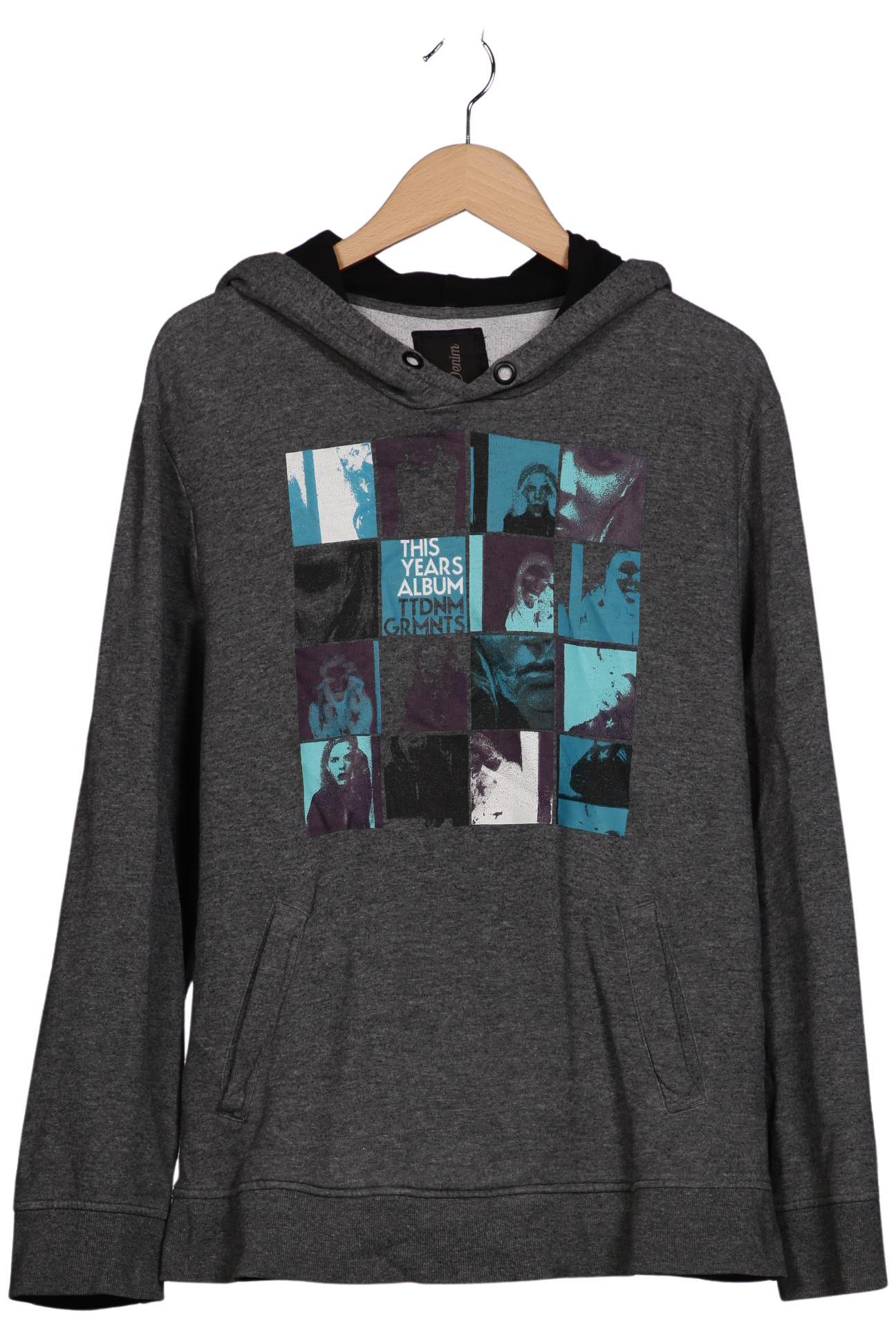 

TOM Tailor Denim Herren Kapuzenpullover, grau, Gr. 54