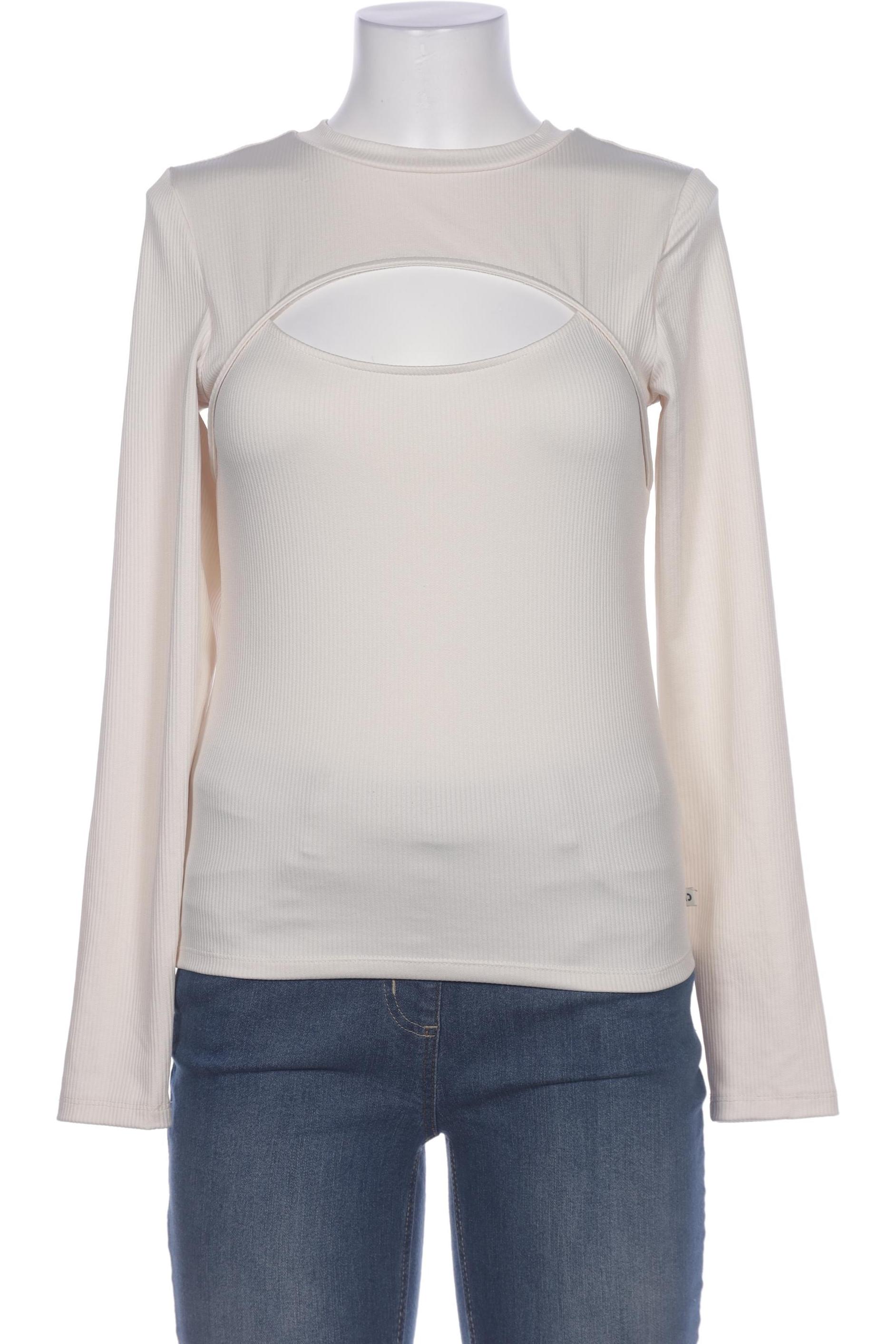 

TOM Tailor Denim Damen Langarmshirt, cremeweiß, Gr. 38