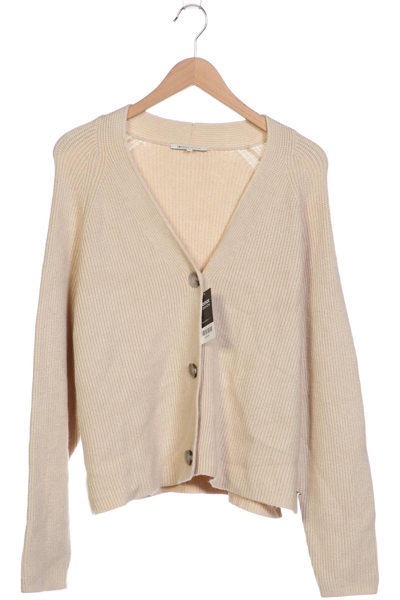 

TOM Tailor Denim Damen Strickjacke, beige, Gr. 42