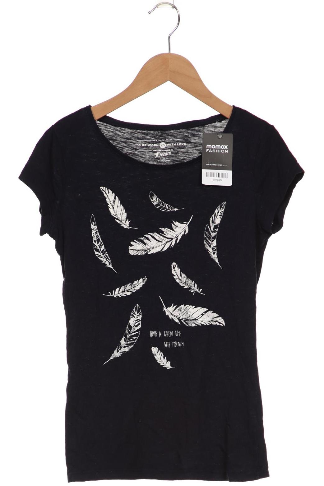 

TOM TAILOR Denim Damen T-Shirt, marineblau
