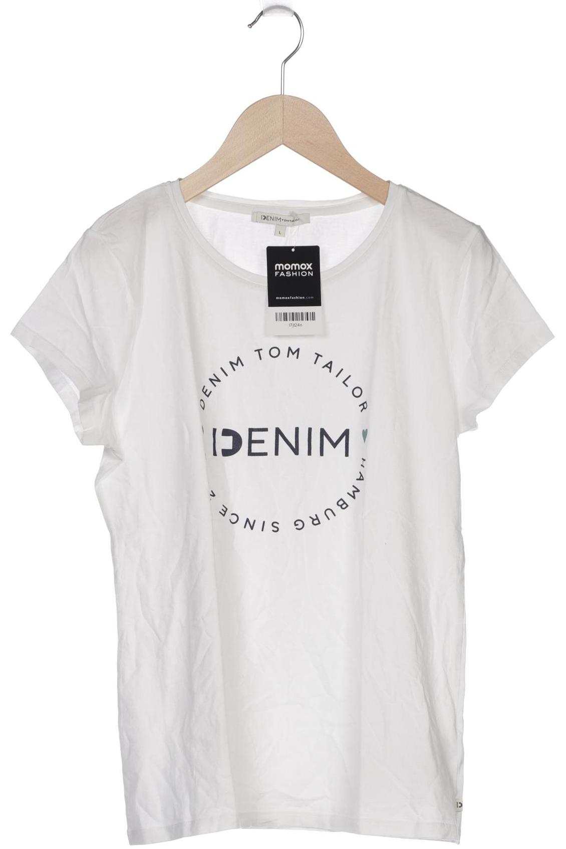 

TOM Tailor Denim Damen T-Shirt, weiß, Gr. 42