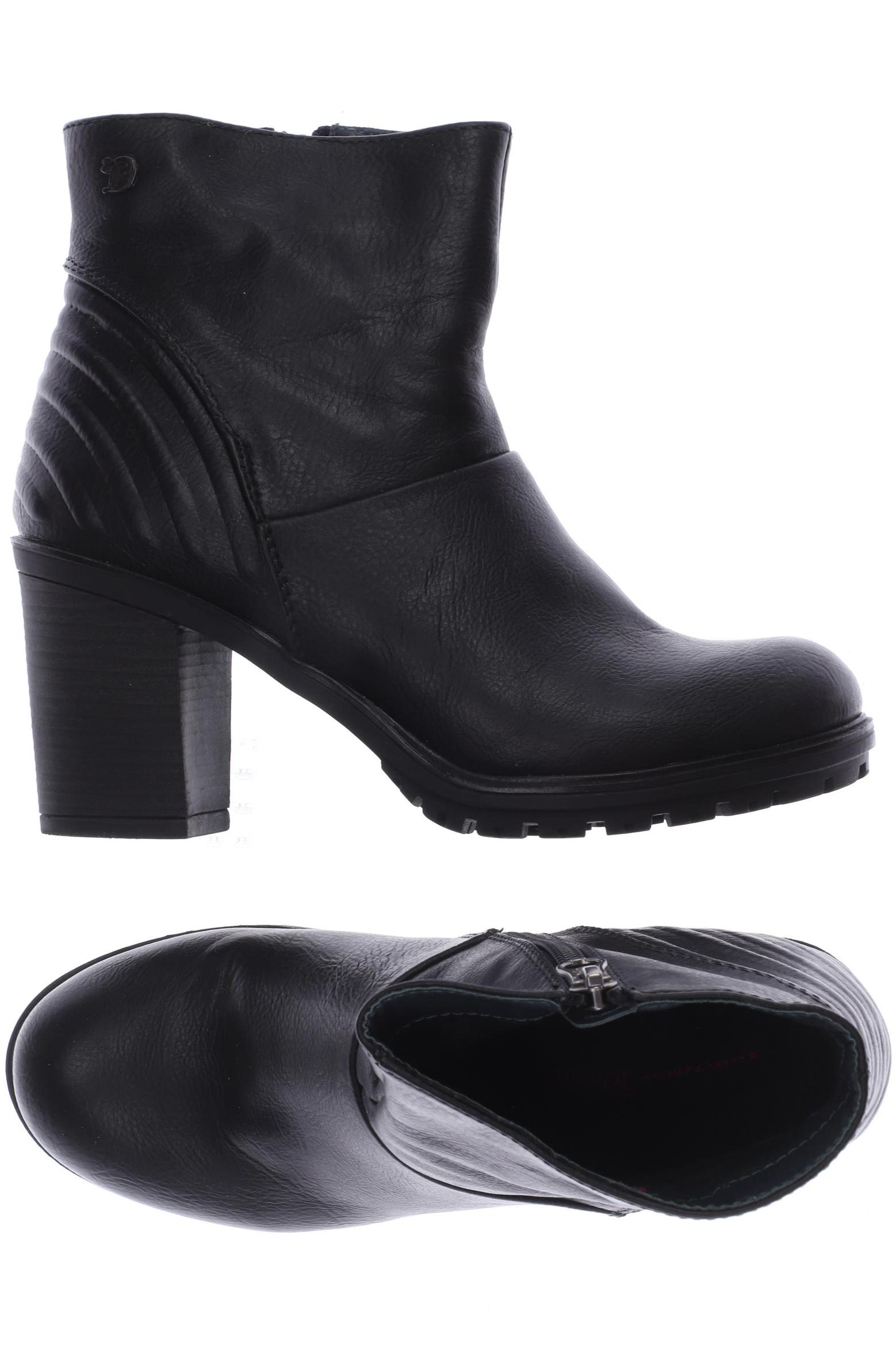 

TOM TAILOR Denim Damen Stiefelette, schwarz