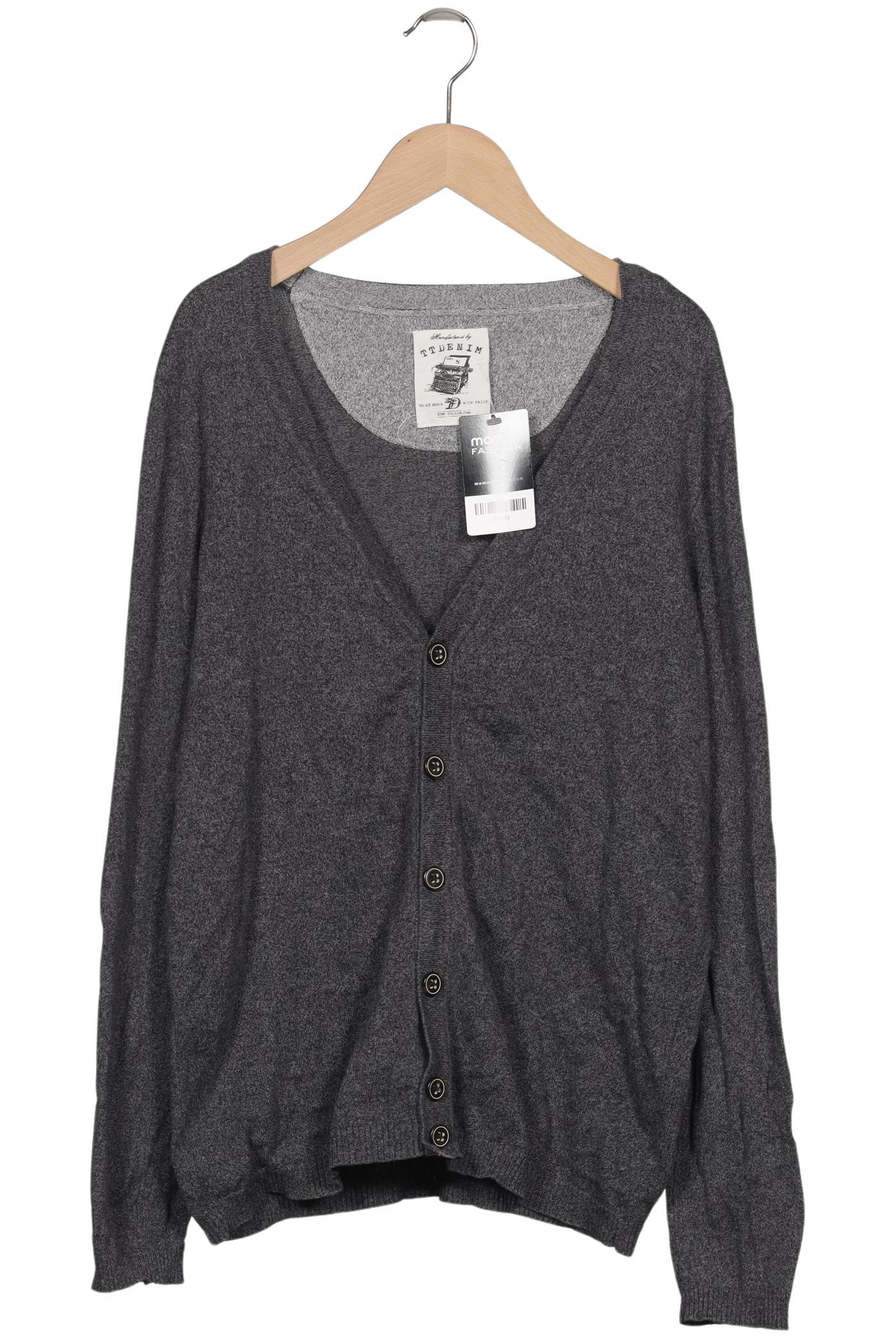 

TOM Tailor Denim Damen Strickjacke, grau, Gr. 36
