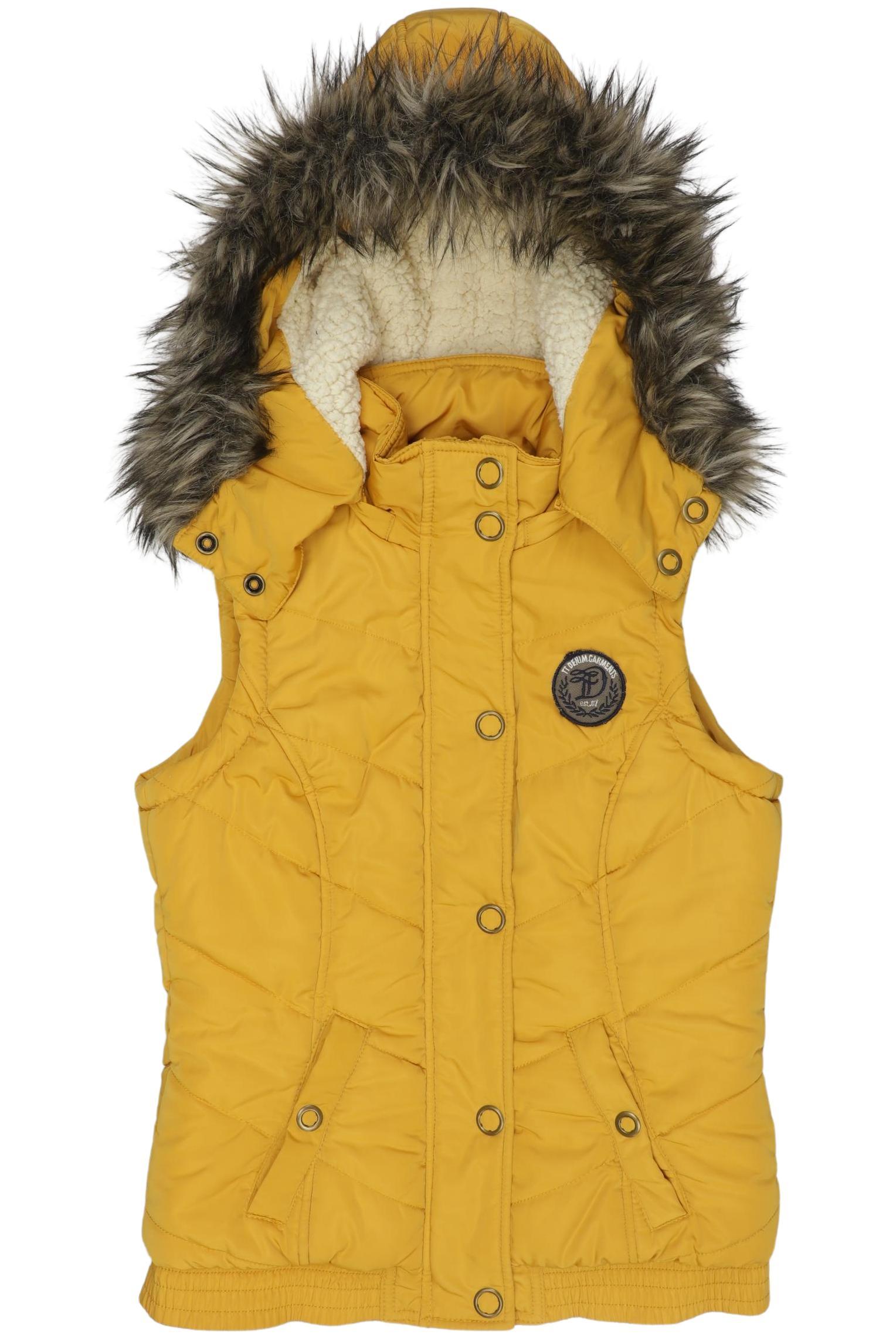 

TOM Tailor Denim Damen Weste, gelb, Gr. 34