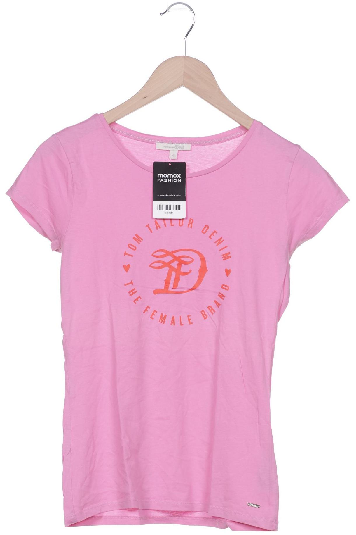 

TOM Tailor Denim Damen T-Shirt, pink, Gr. 34