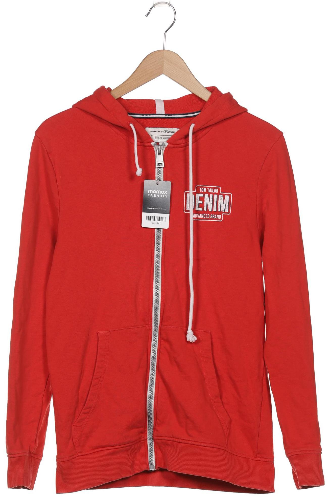 

TOM Tailor Denim Damen Kapuzenpullover, rot, Gr. 42