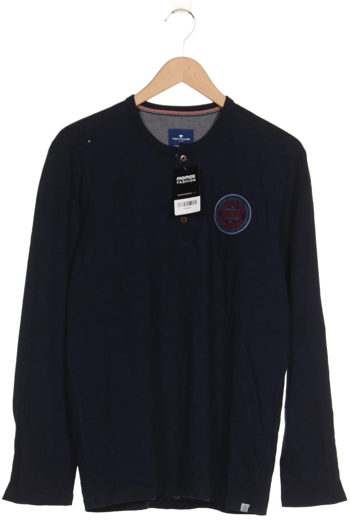 

TOM Tailor Denim Herren Langarmshirt, marineblau, Gr. 48