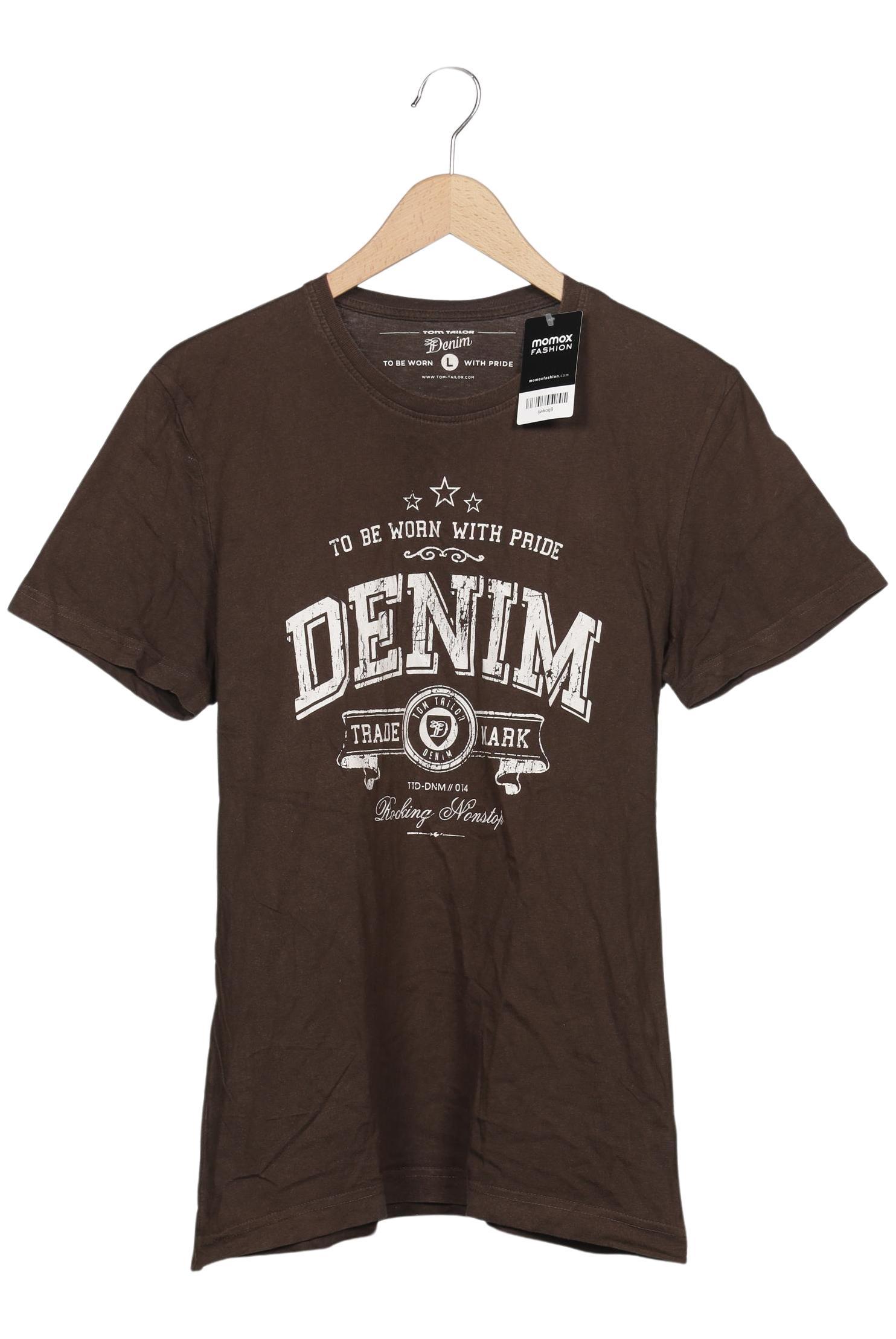 Thumbnail - TOM Tailor Denim Herren T-Shirt, braun, Gr. 52