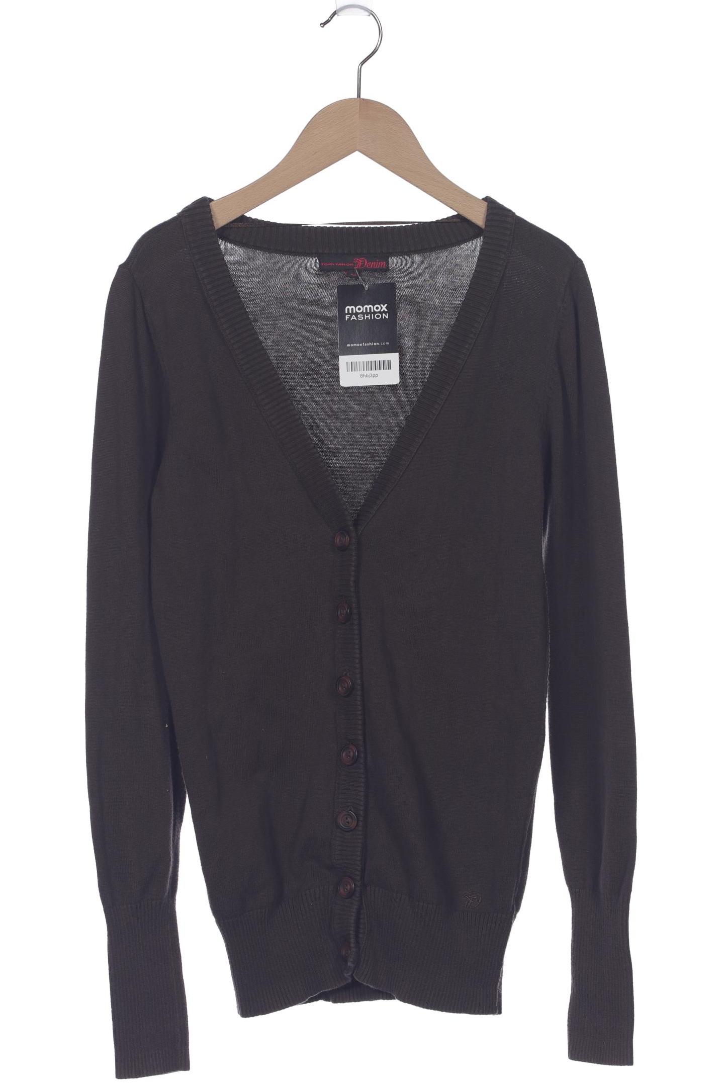

TOM Tailor Denim Damen Strickjacke, braun, Gr. 38