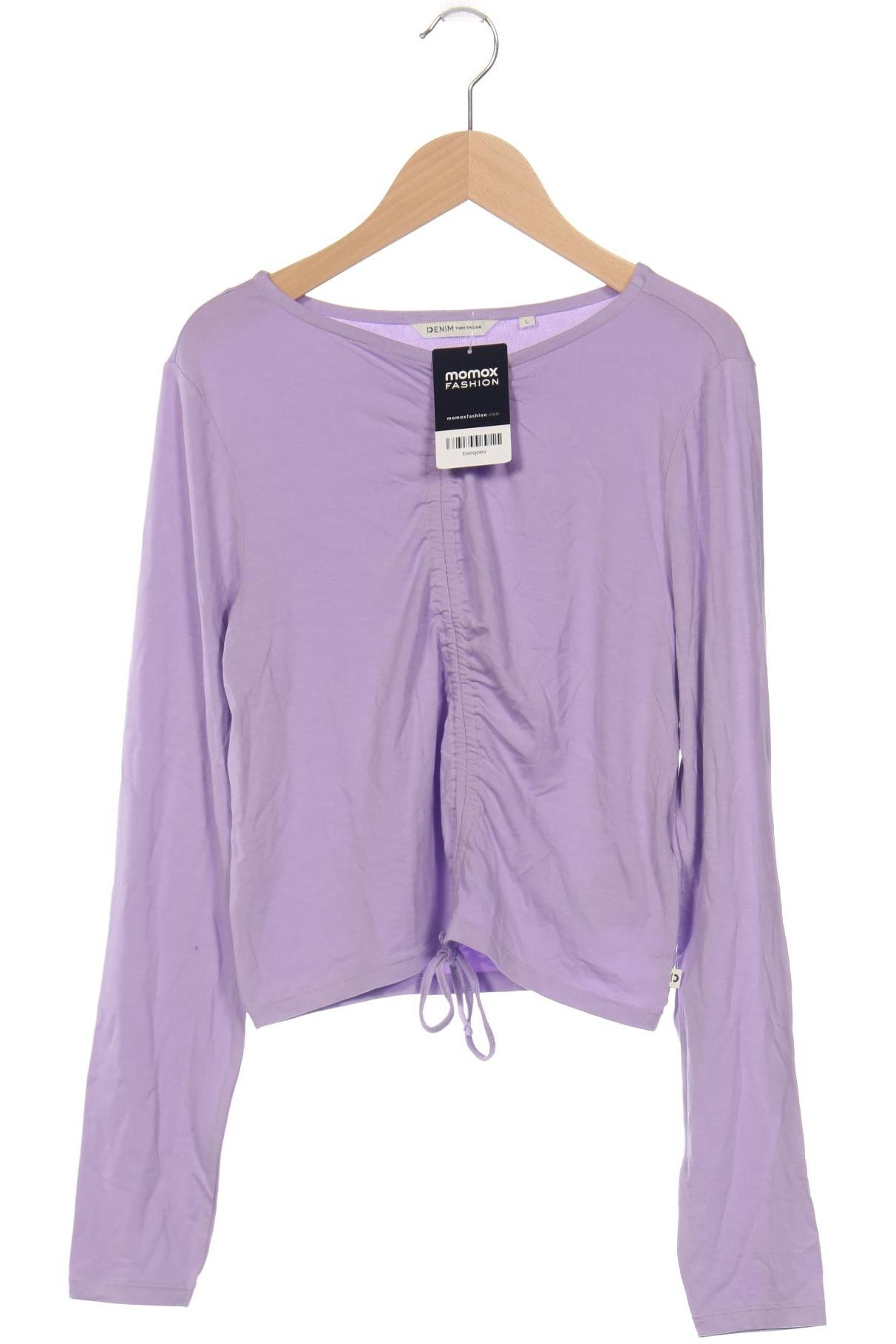 

TOM Tailor Denim Damen Langarmshirt, flieder, Gr. 42