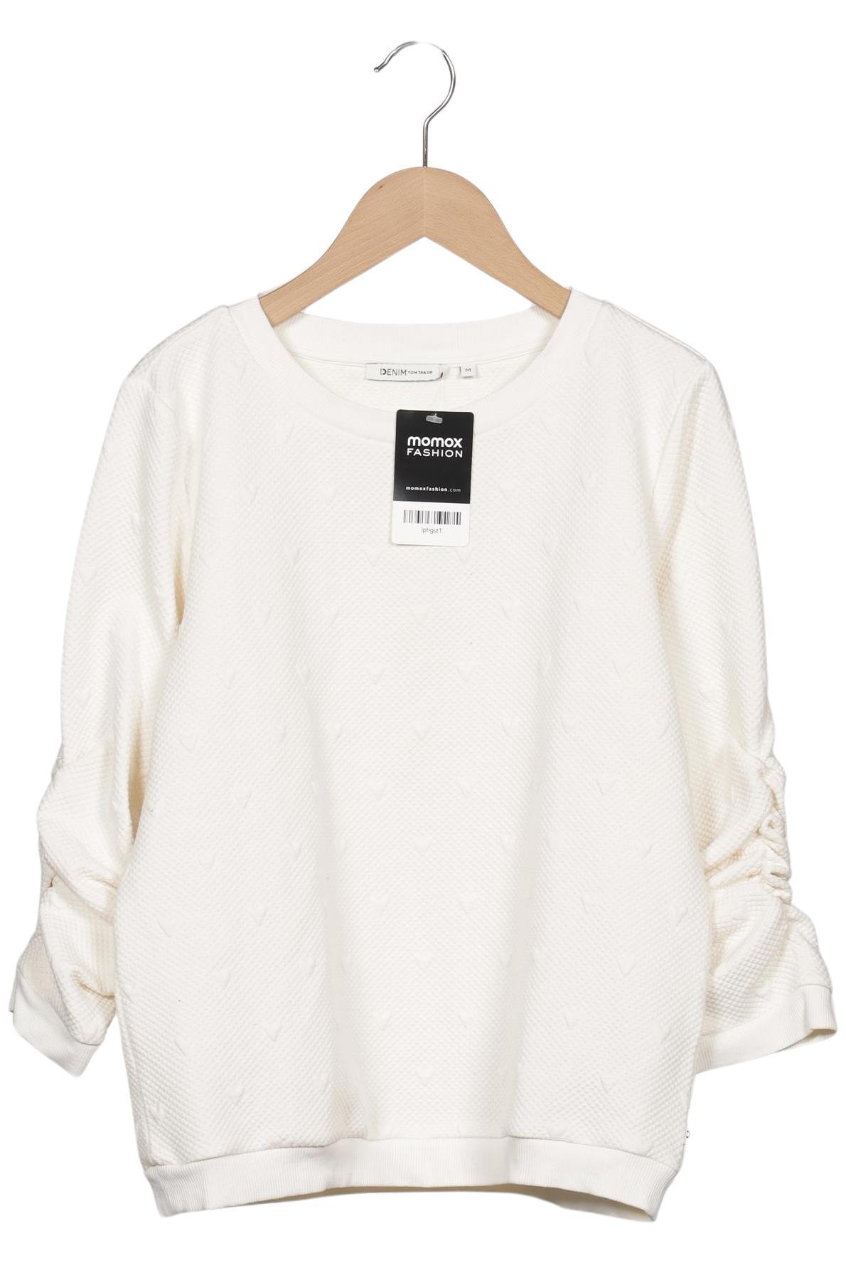 

TOM Tailor Denim Damen Sweatshirt, cremeweiß, Gr. 38