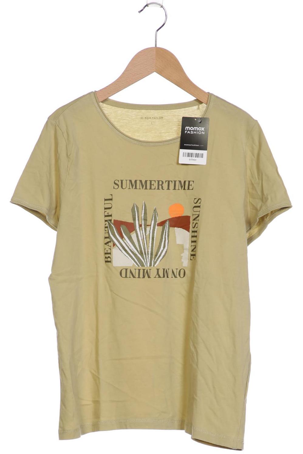 

TOM Tailor Denim Damen T-Shirt, hellgrün, Gr. 42
