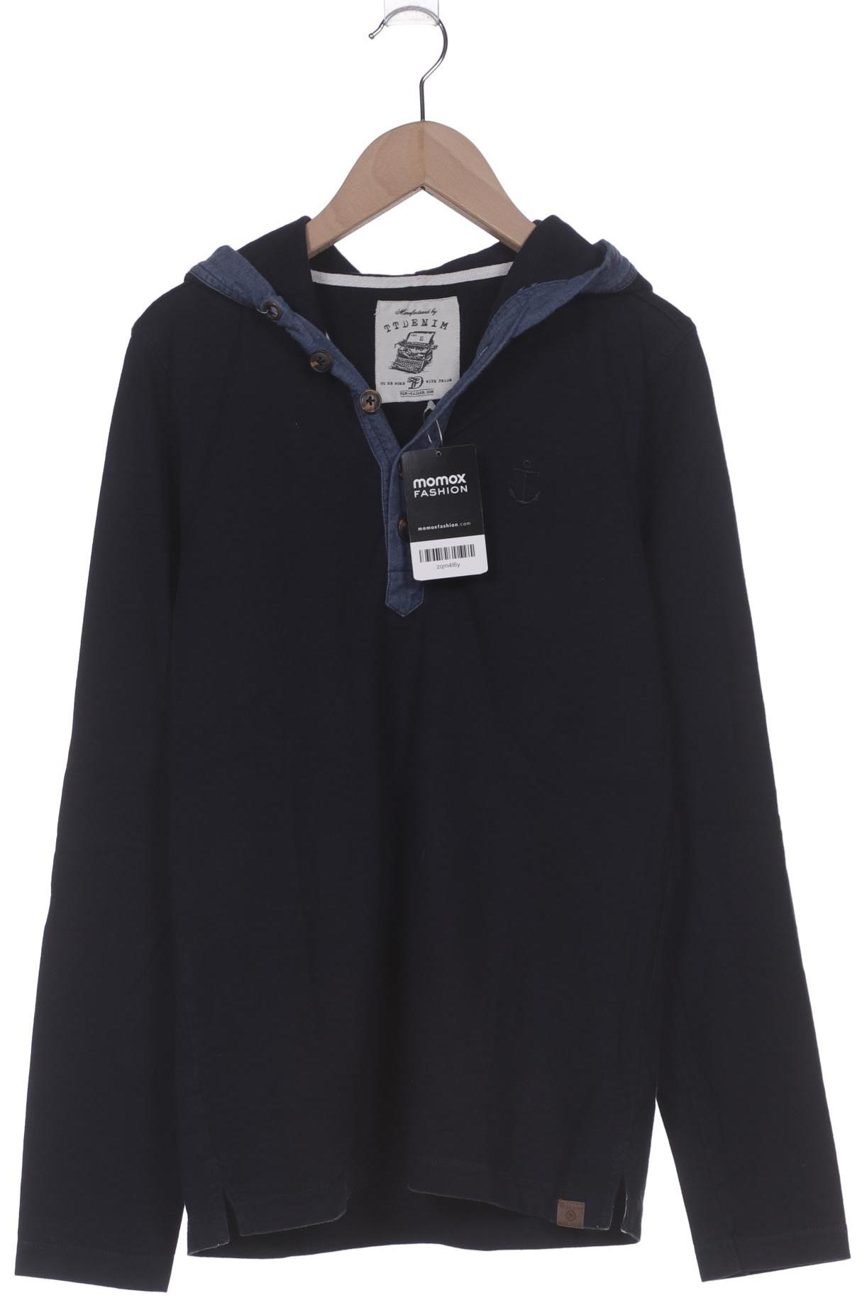 

TOM Tailor Denim Herren Kapuzenpullover, marineblau, Gr. 46