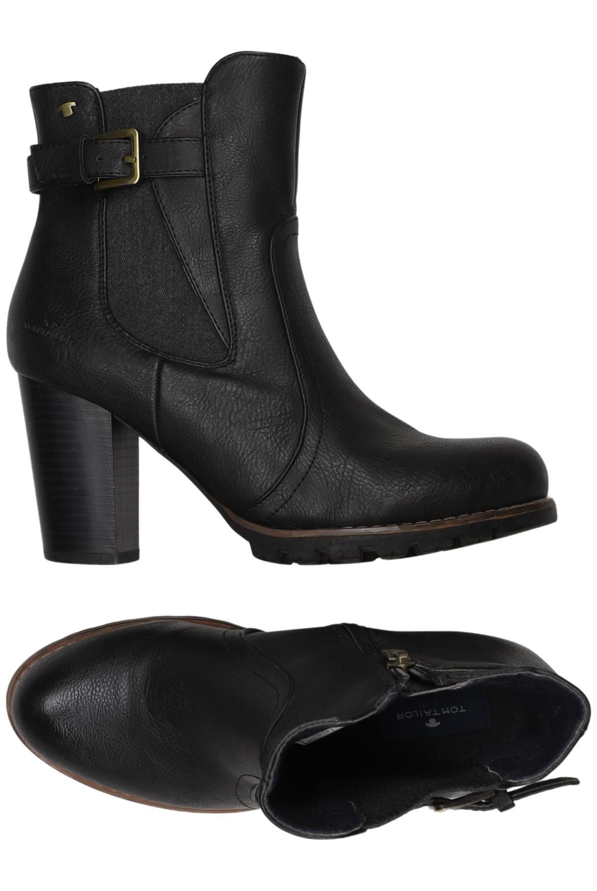 

TOM Tailor Denim Damen Stiefelette, schwarz, Gr. 39