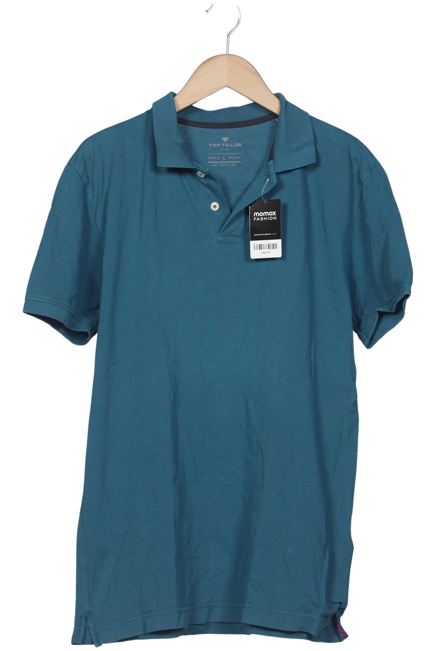 

TOM Tailor Denim Herren Poloshirt, türkis, Gr. 52