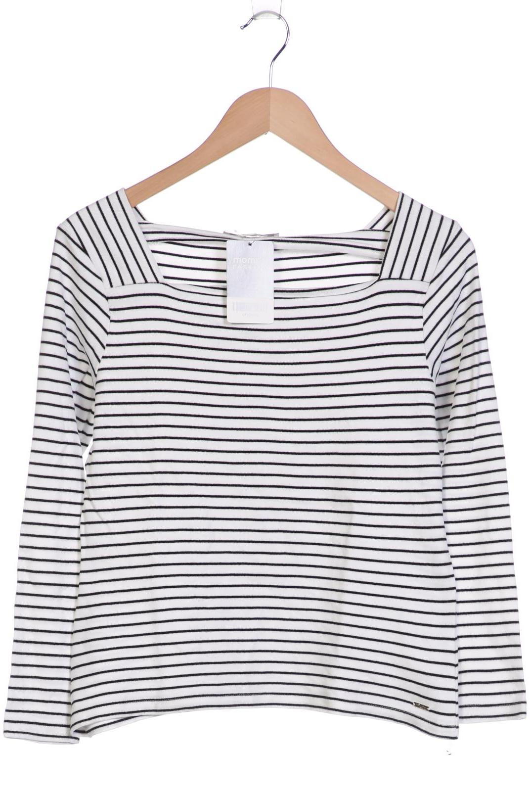 

TOM Tailor Denim Damen Langarmshirt, weiß, Gr. 36
