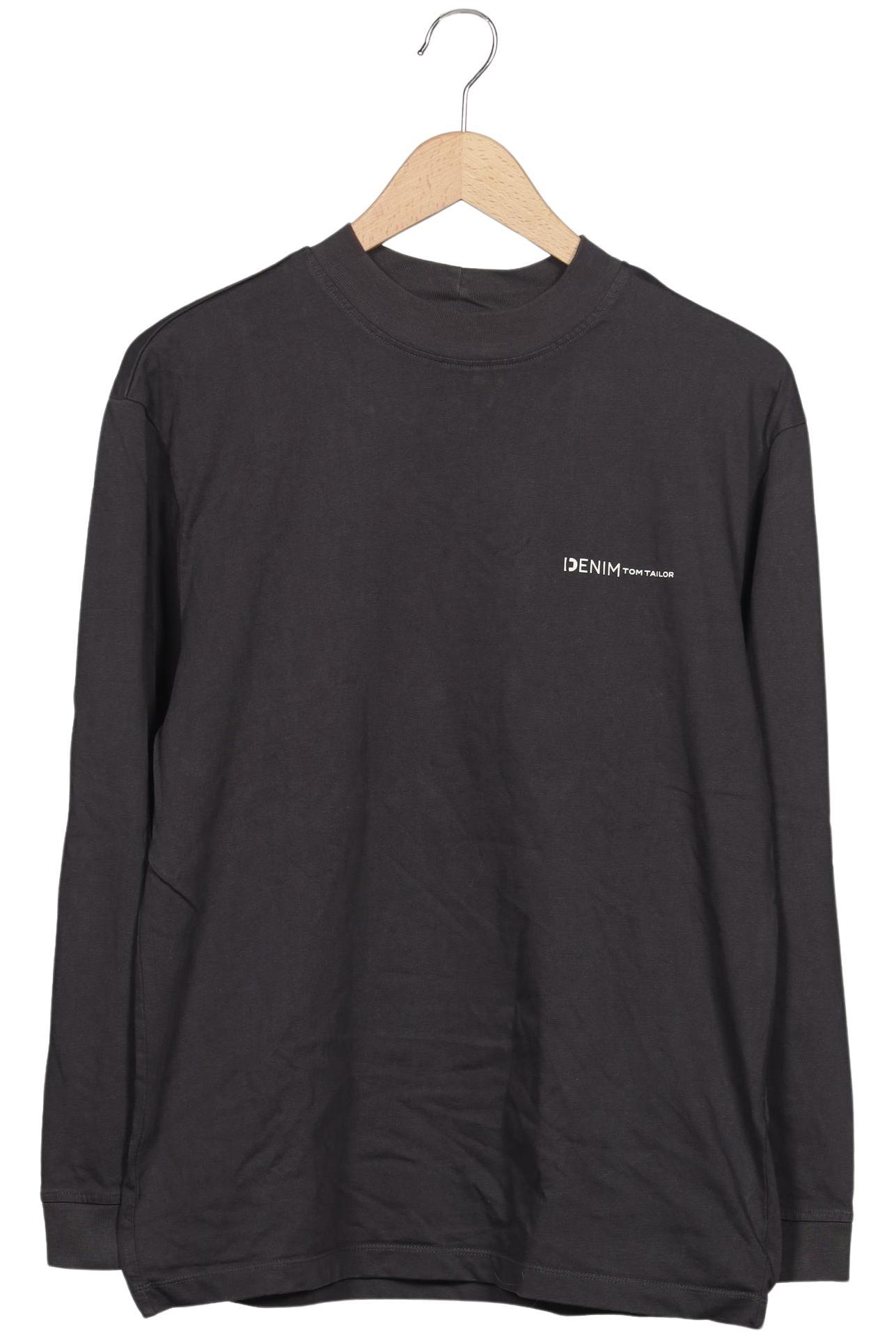 

TOM Tailor Denim Herren Langarmshirt, grau, Gr. 48