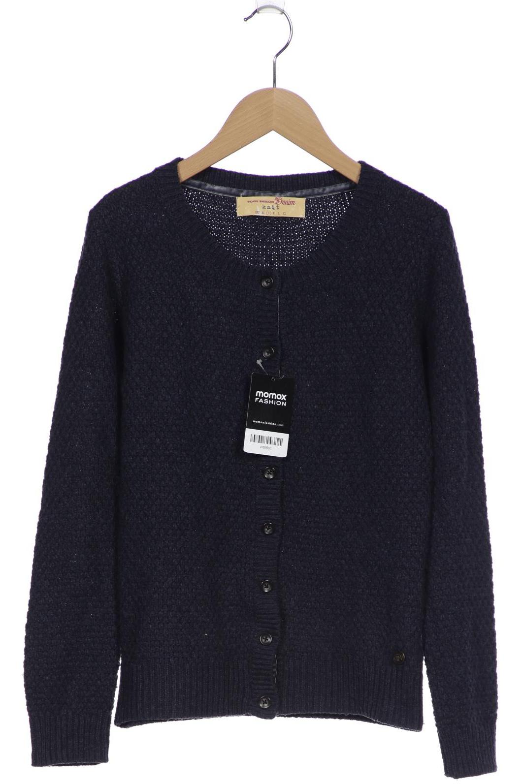 

TOM Tailor Denim Damen Strickjacke, marineblau, Gr. 36