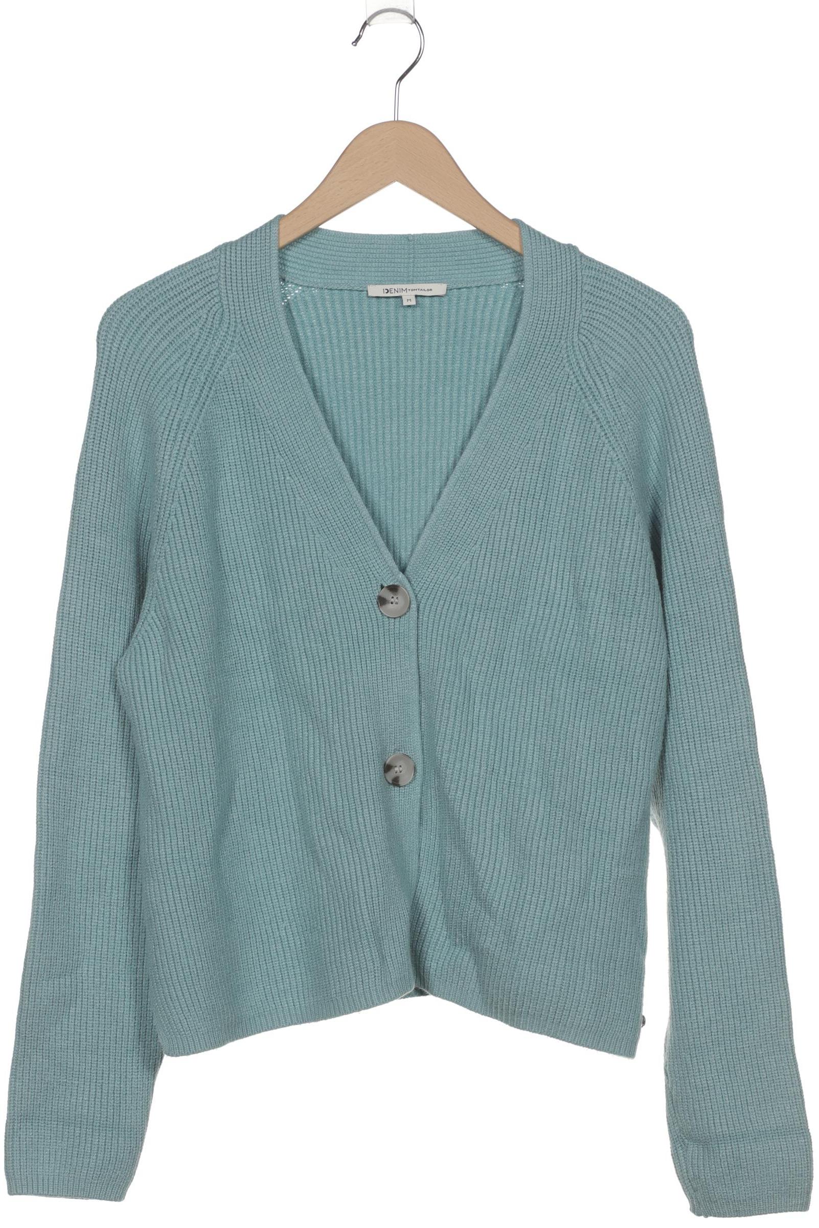 

TOM Tailor Denim Damen Strickjacke, türkis, Gr. 38