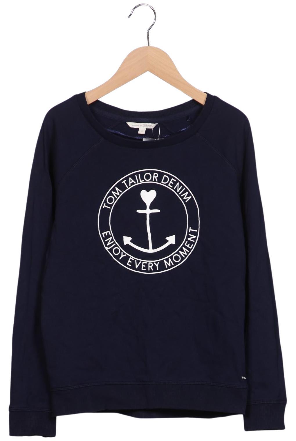 

TOM Tailor Denim Damen Sweatshirt, marineblau, Gr. 38