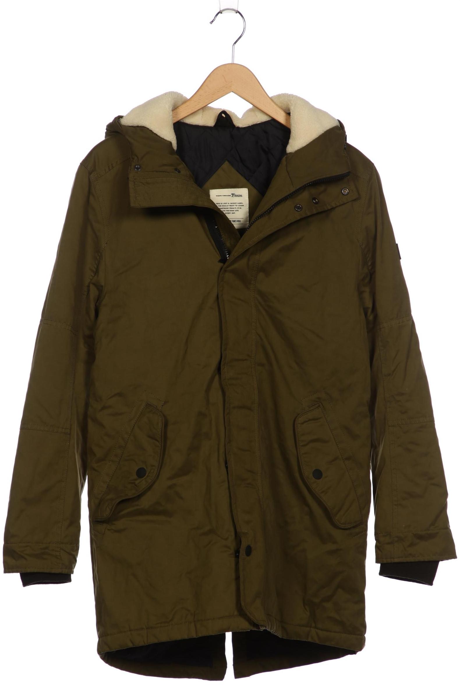 Thumbnail - TOM Tailor Denim Herren Mantel, grün, Gr. 46