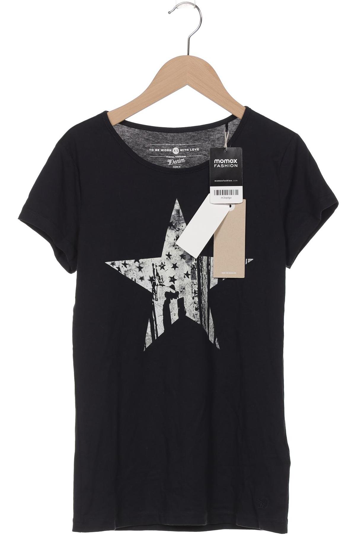 

TOM Tailor Denim Damen T-Shirt, marineblau, Gr. 34