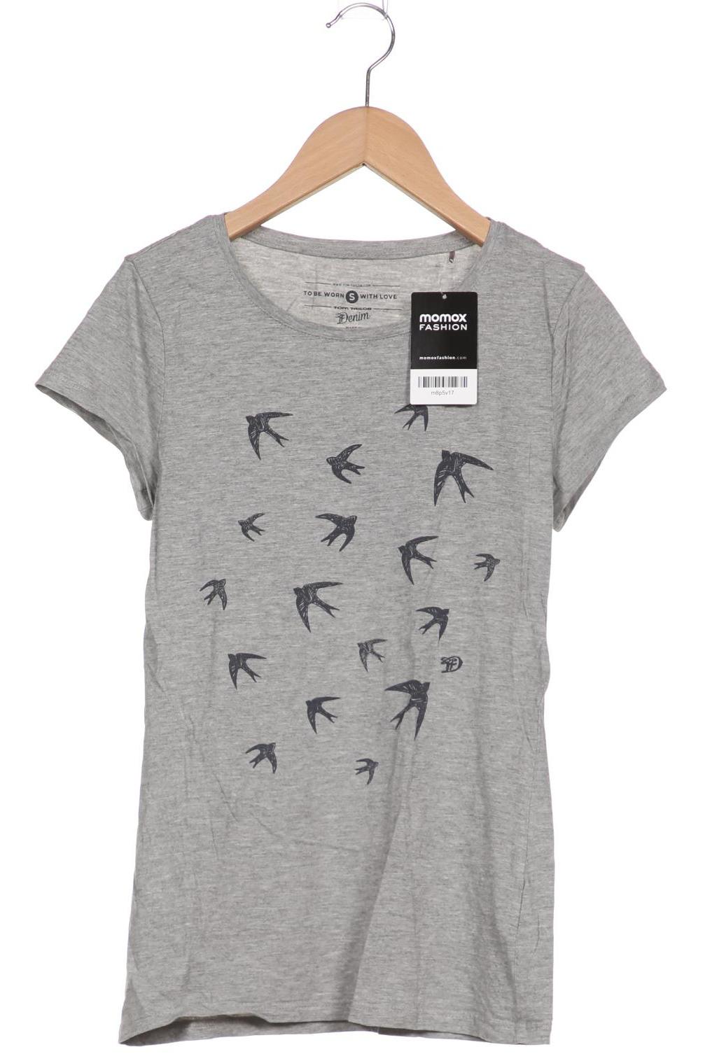 

TOM Tailor Denim Damen T-Shirt, grau, Gr. 36