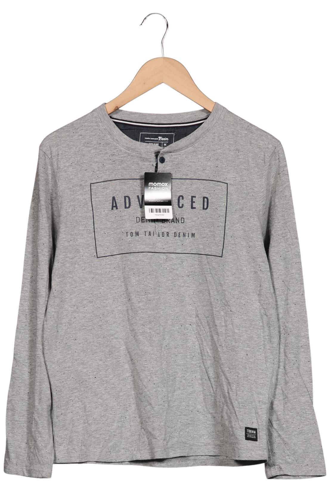 Thumbnail - TOM Tailor Denim Herren Langarmshirt, grau, Gr. 48