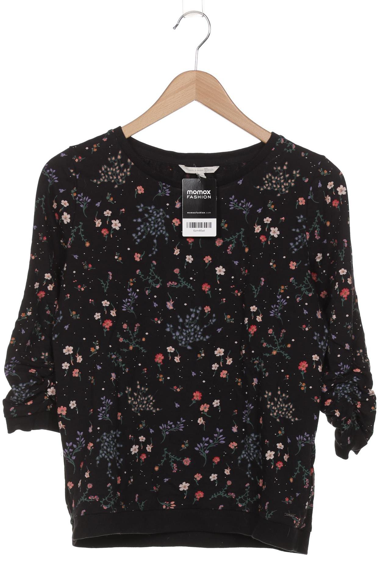 

TOM Tailor Denim Damen Sweatshirt, schwarz, Gr. 38