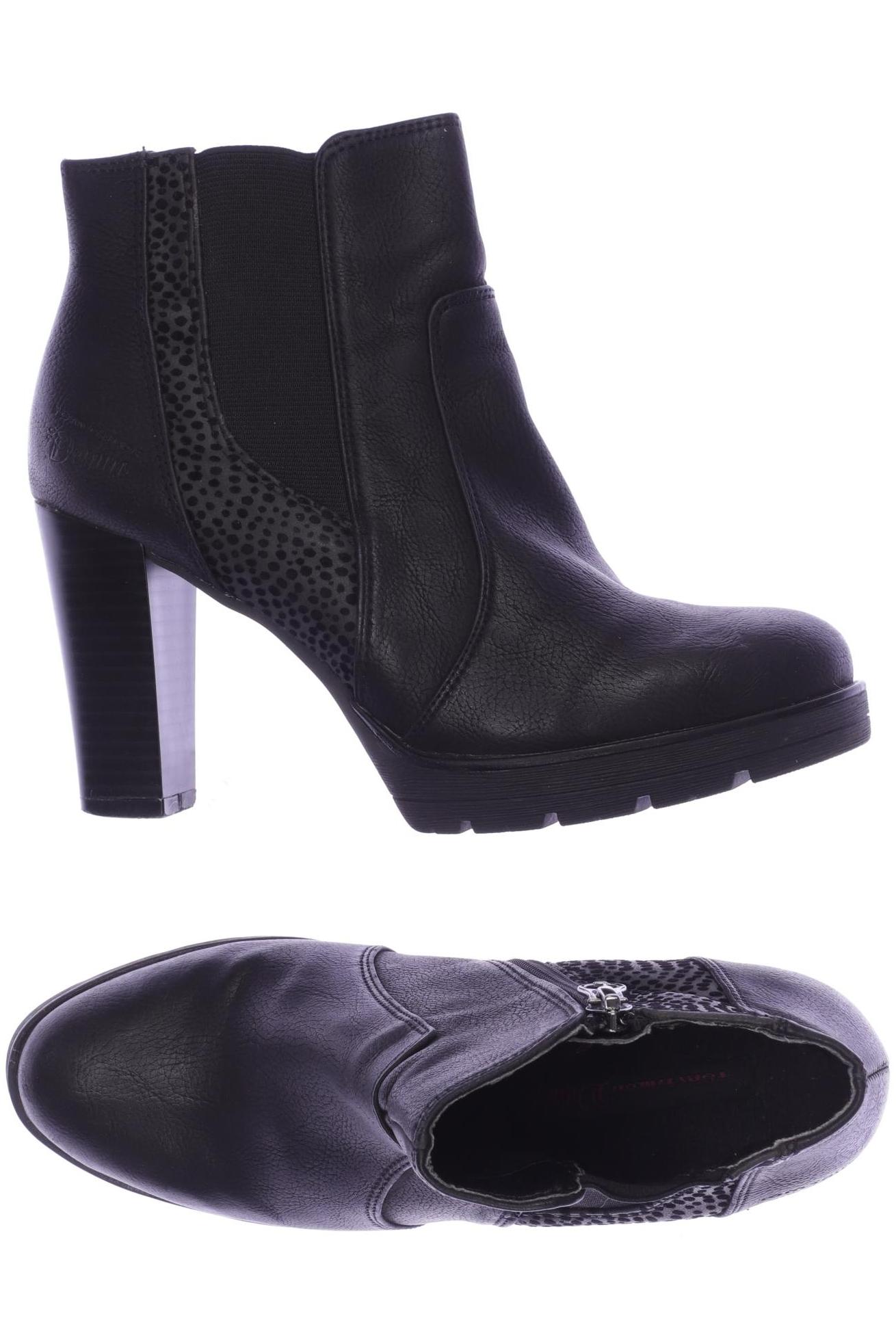 

TOM Tailor Denim Damen Stiefelette, schwarz, Gr. 36