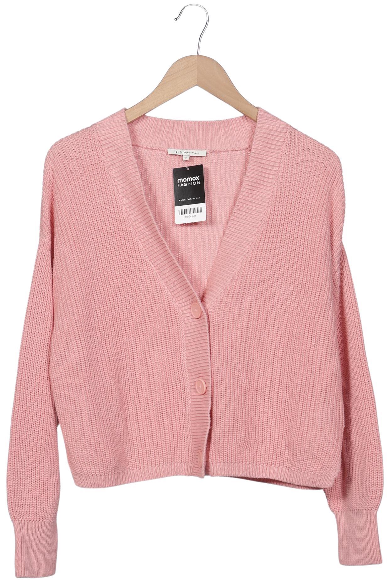 

TOM Tailor Denim Damen Strickjacke, pink, Gr. 38