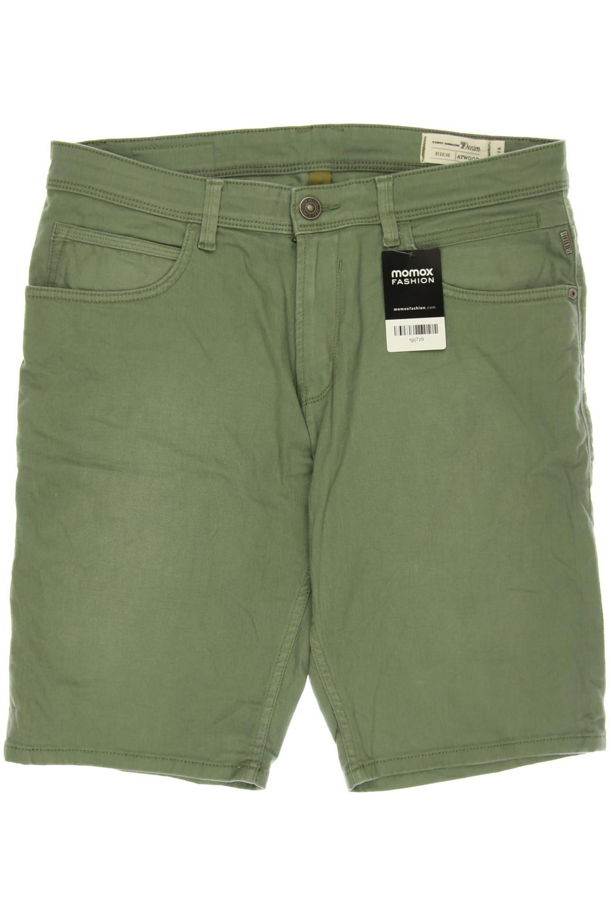 

TOM Tailor Denim Herren Shorts, grün, Gr. 48