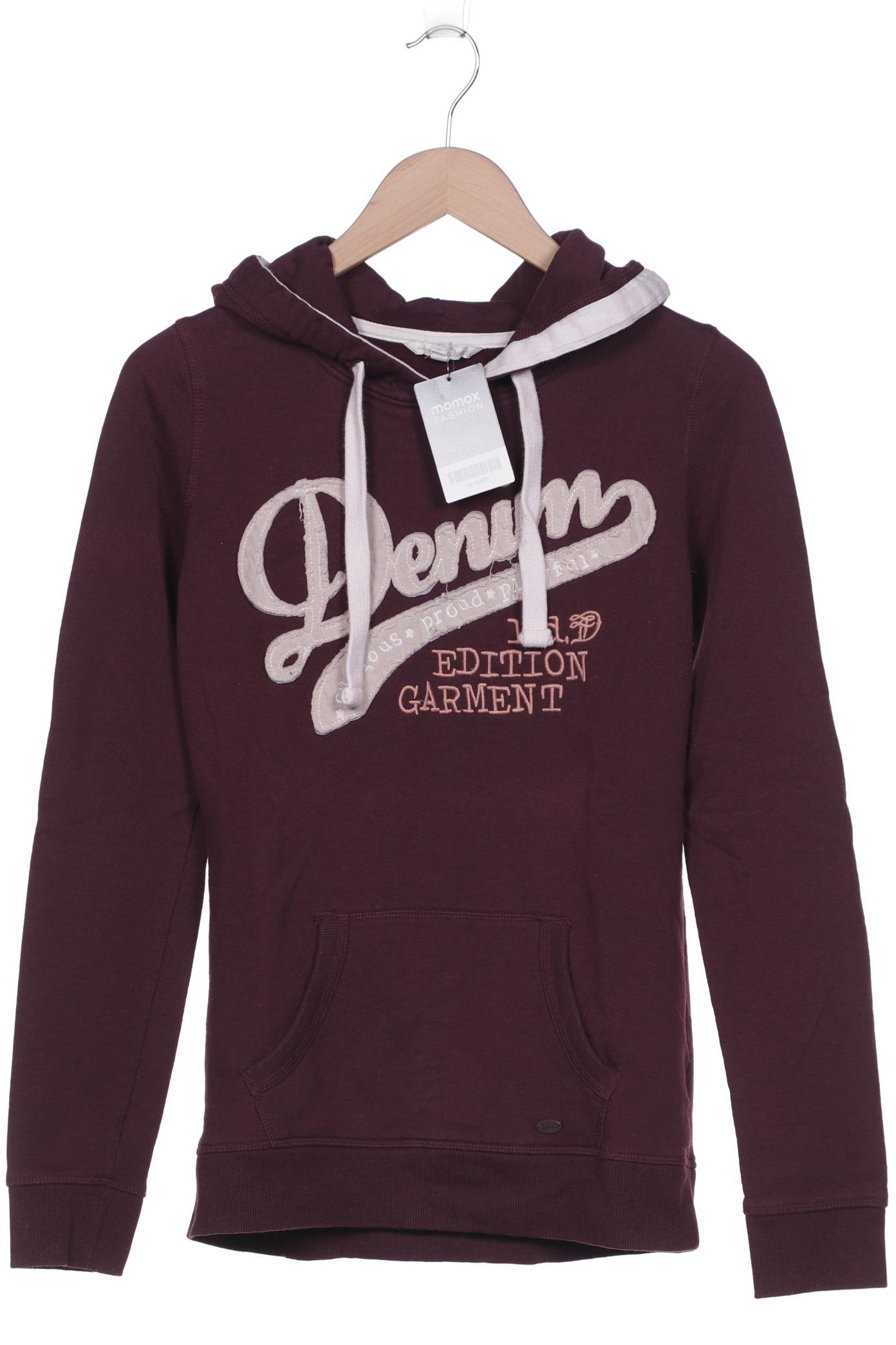 

TOM TAILOR Denim Damen Kapuzenpullover, bordeaux