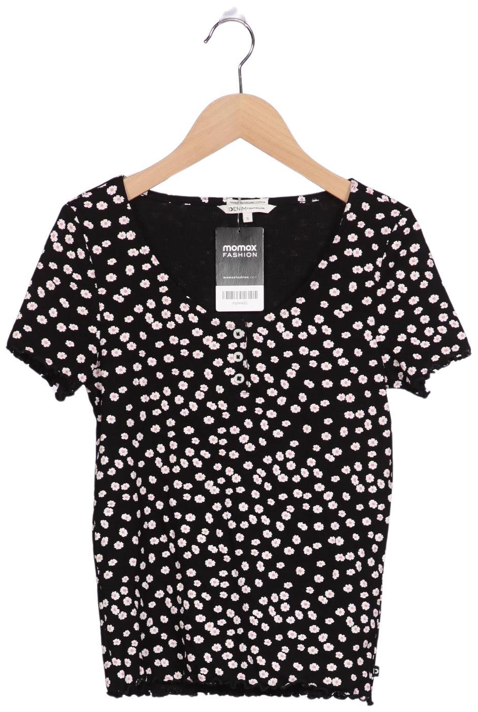 

TOM Tailor Denim Damen T-Shirt, schwarz, Gr. 36