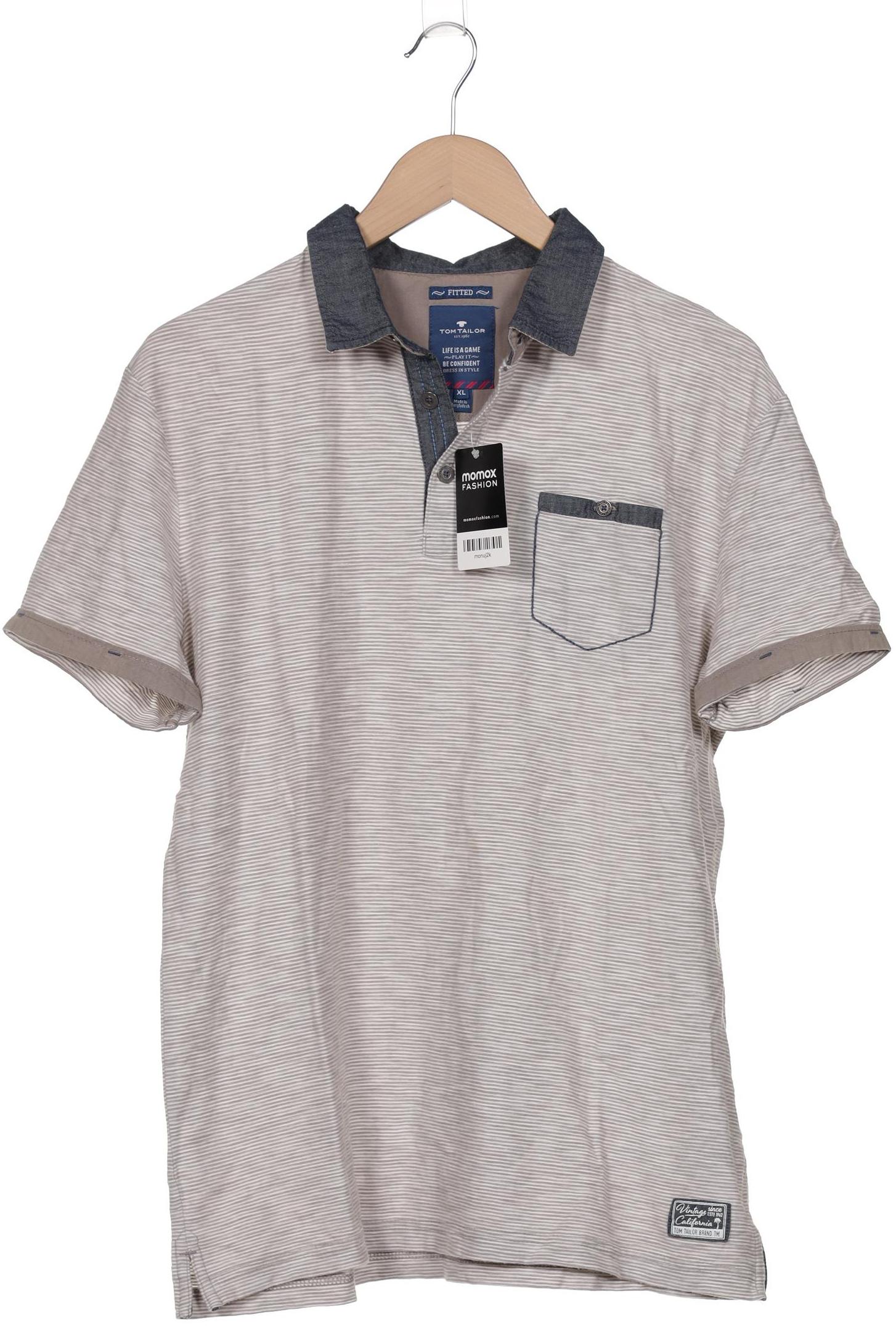 

TOM Tailor Denim Herren Poloshirt, grau, Gr. 54