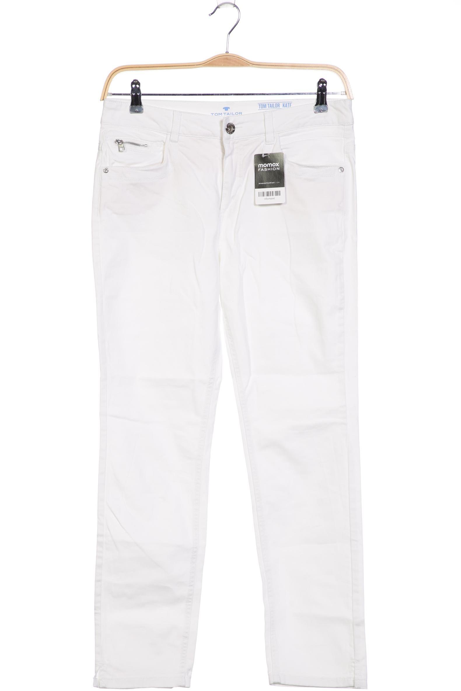 

TOM Tailor Denim Damen Stoffhose, weiß, Gr. 30