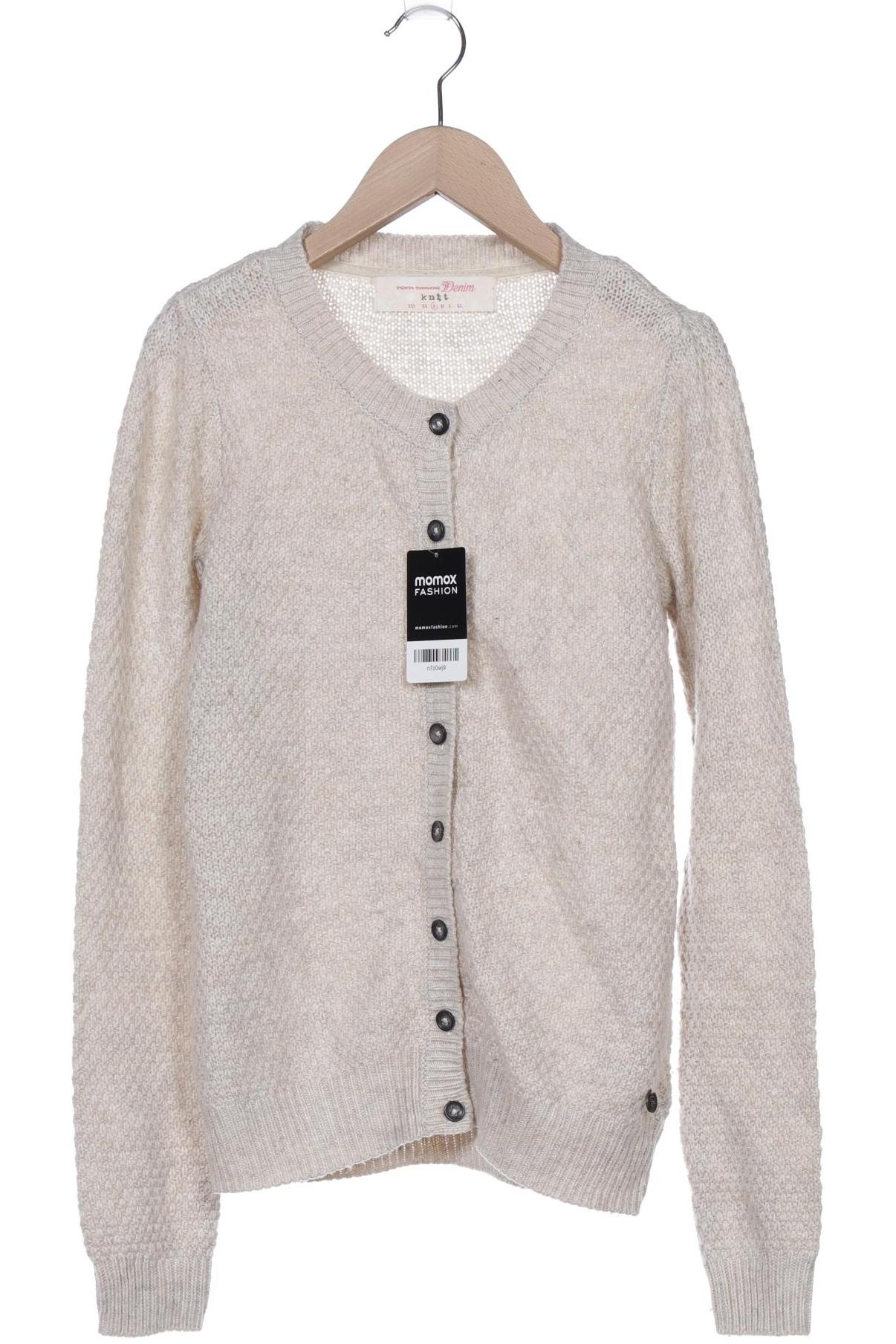 

TOM Tailor Denim Damen Strickjacke, beige, Gr. 36