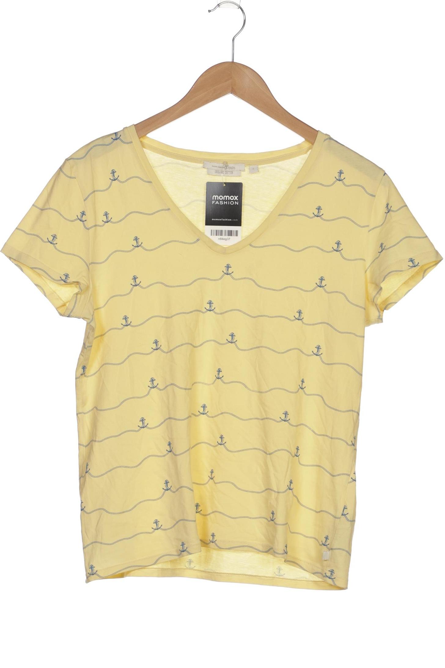 

TOM Tailor Denim Damen T-Shirt, gelb, Gr. 42