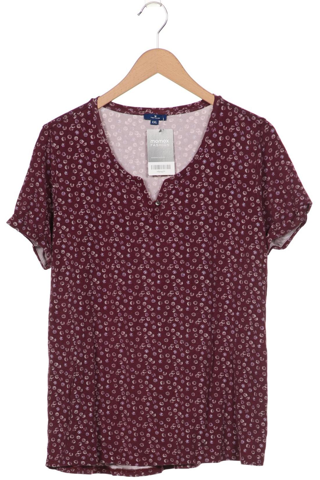 

TOM TAILOR Denim Damen T-Shirt, bordeaux