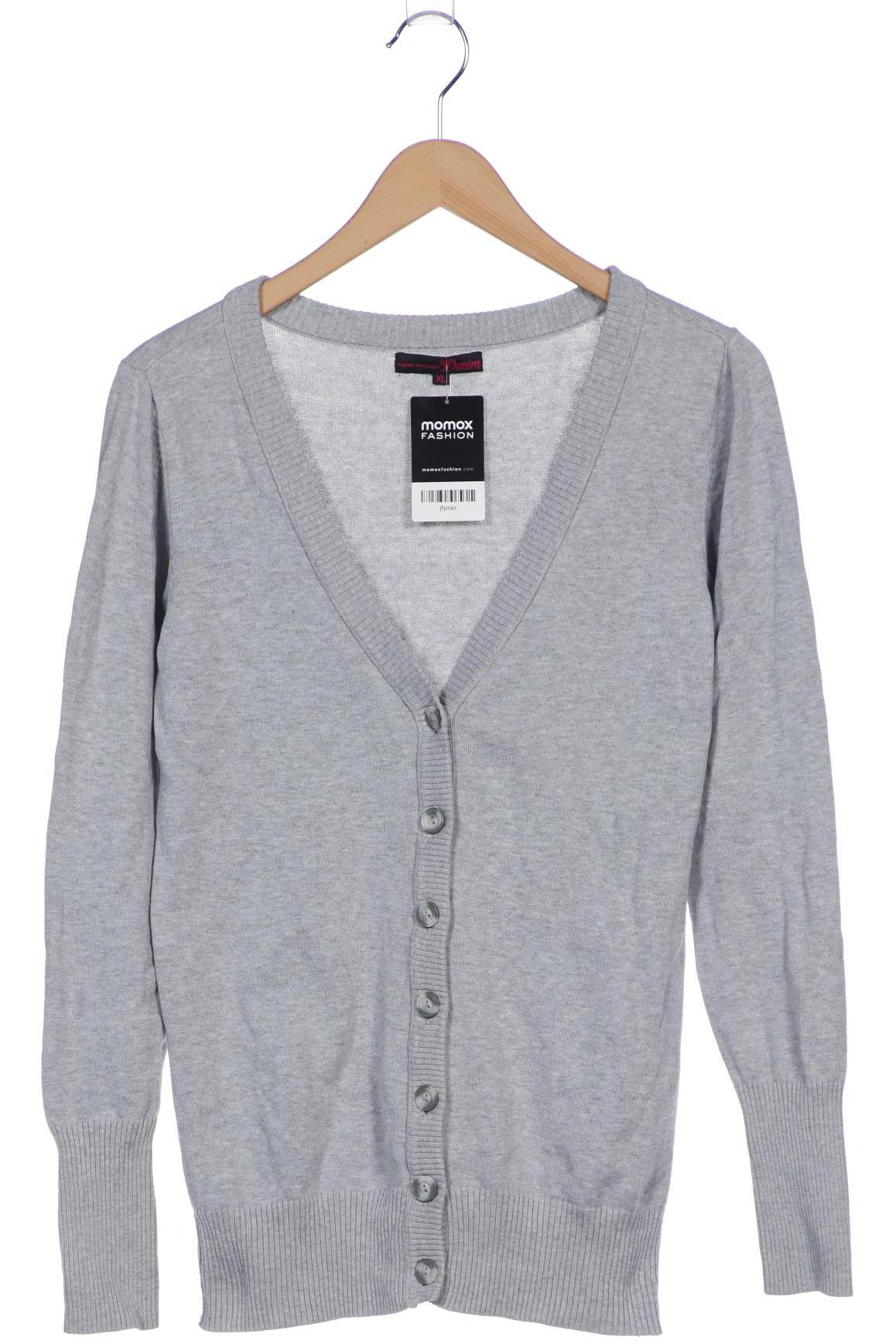 

TOM Tailor Denim Herren Strickjacke, grau, Gr. 54