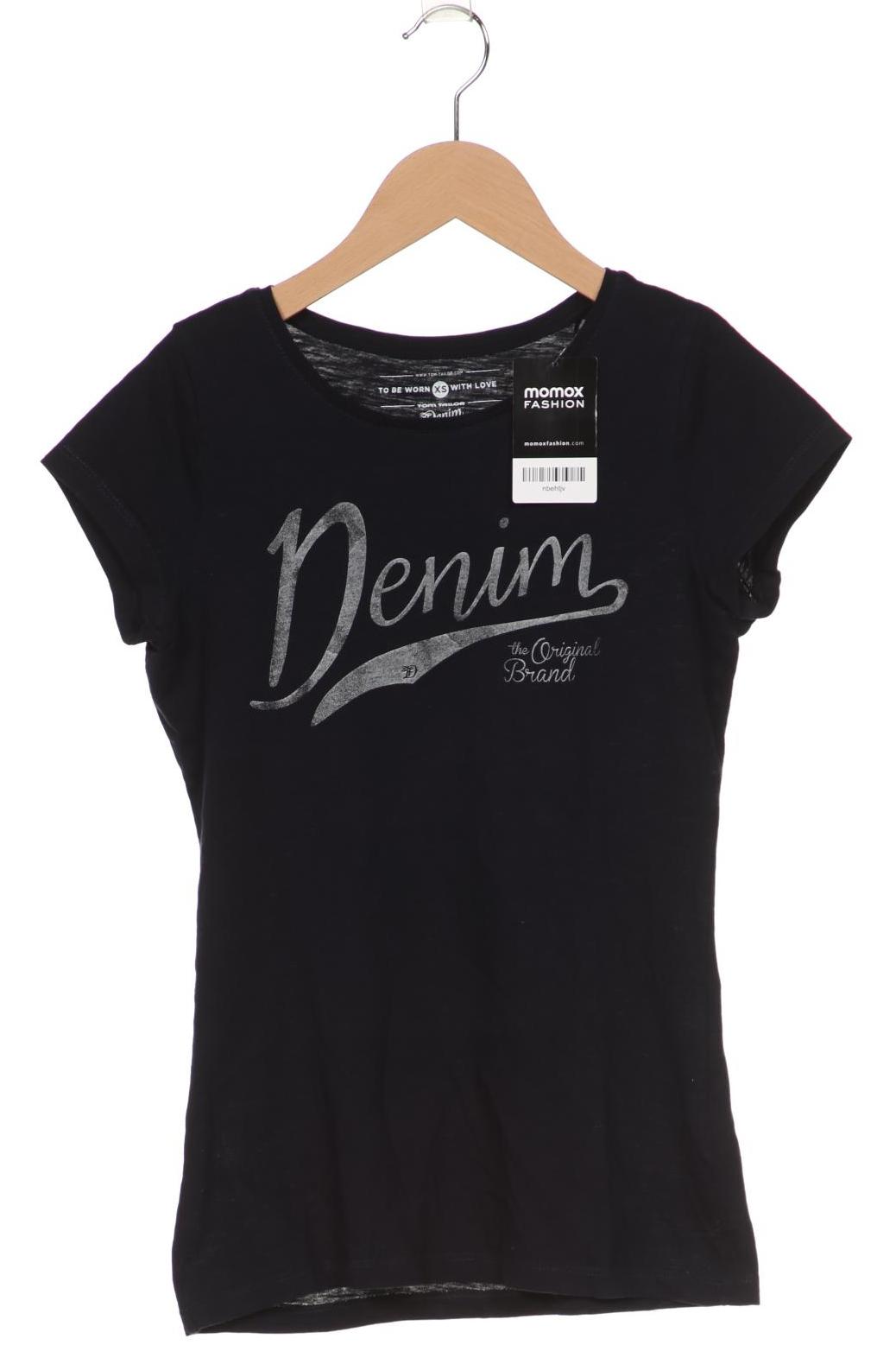 

TOM Tailor Denim Damen T-Shirt, marineblau, Gr. 34