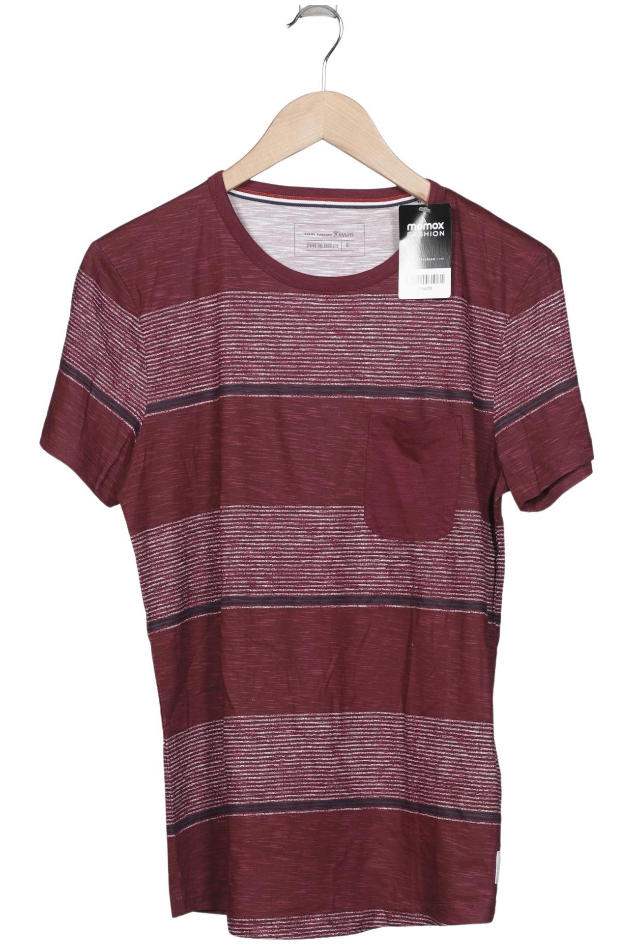 

TOM Tailor Denim Herren T-Shirt, bordeaux, Gr. 46