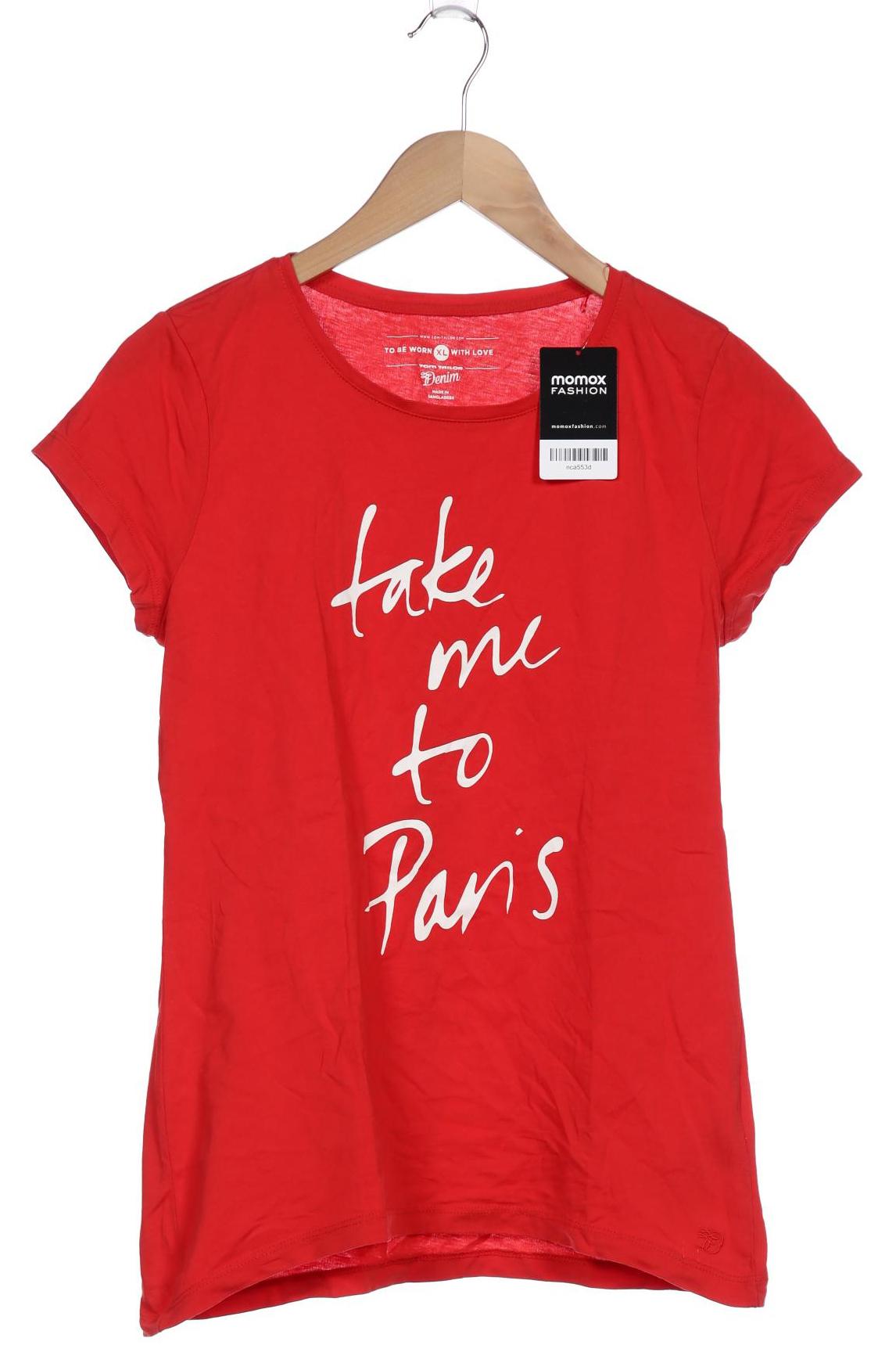 

TOM TAILOR Denim Damen T-Shirt, rot