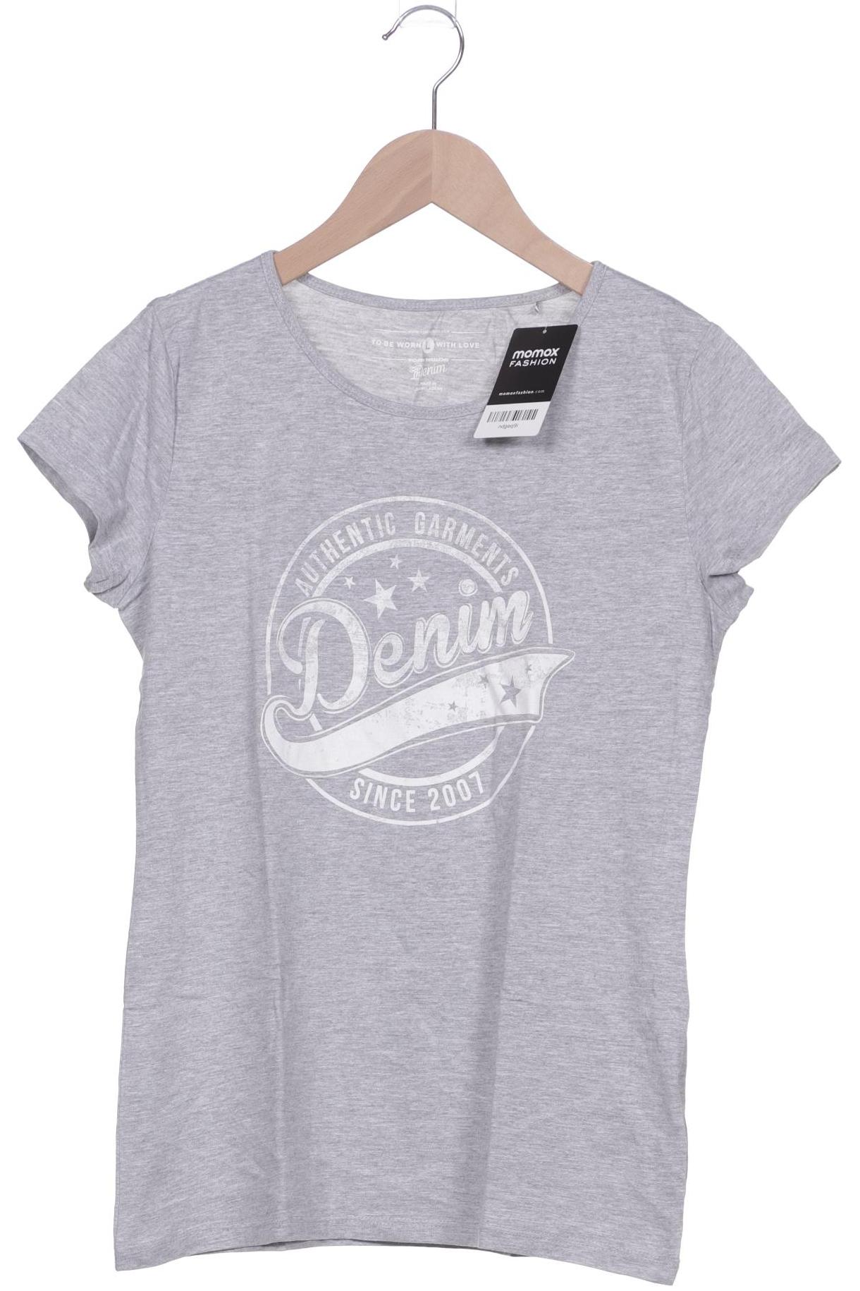 

TOM Tailor Denim Damen T-Shirt, grau, Gr. 42