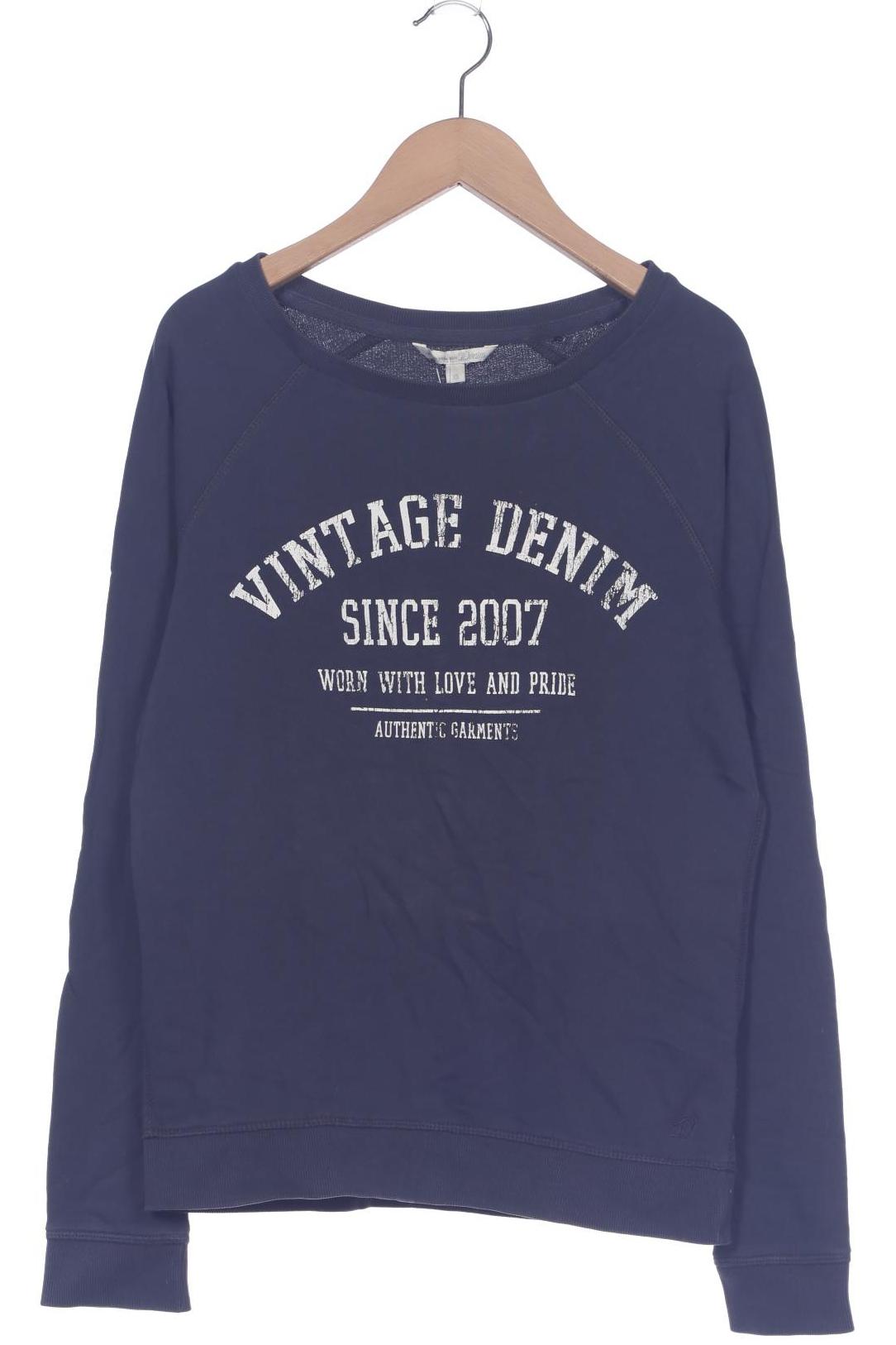 

TOM TAILOR Denim Damen Sweatshirt, marineblau