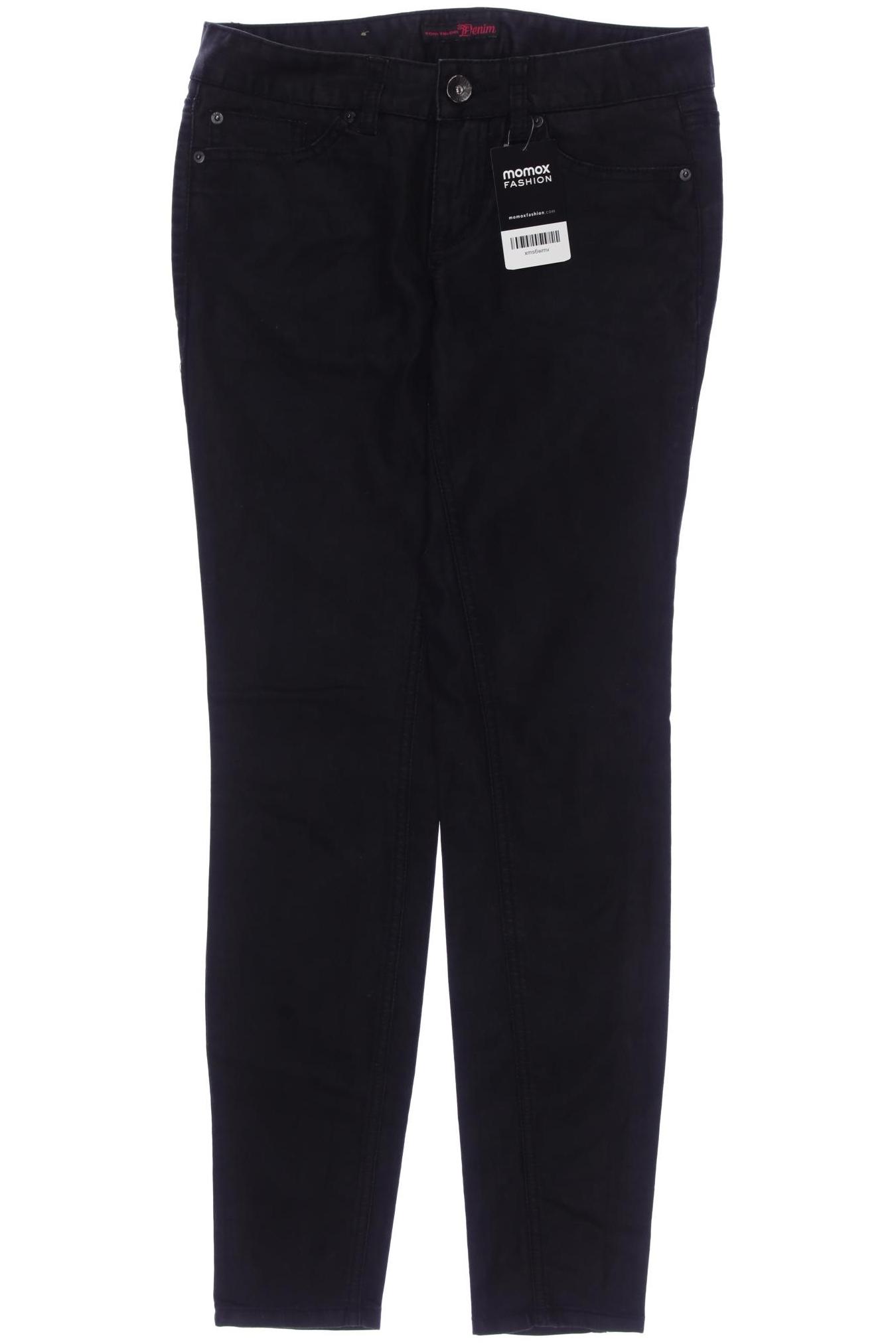 

TOM Tailor Denim Damen Stoffhose, schwarz, Gr. 28