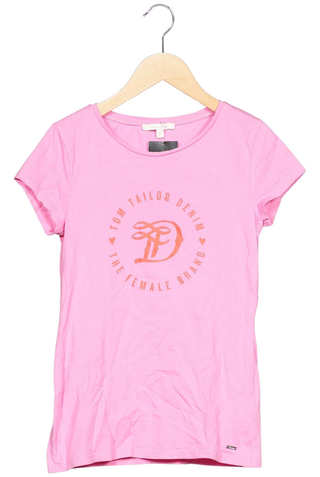 

TOM Tailor Denim Damen T-Shirt, pink, Gr. 34