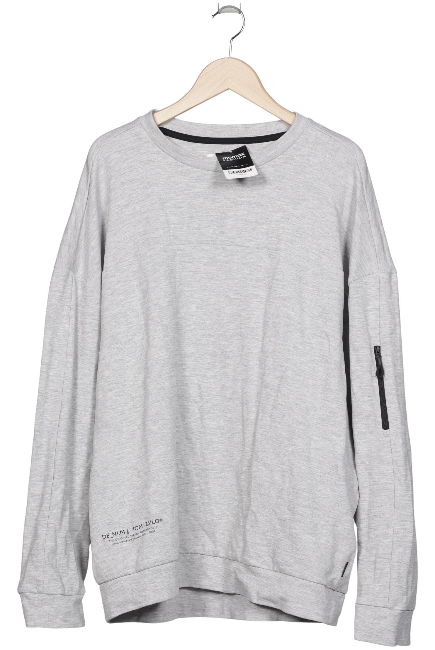 

TOM Tailor Denim Herren Sweatshirt, grau, Gr. 56