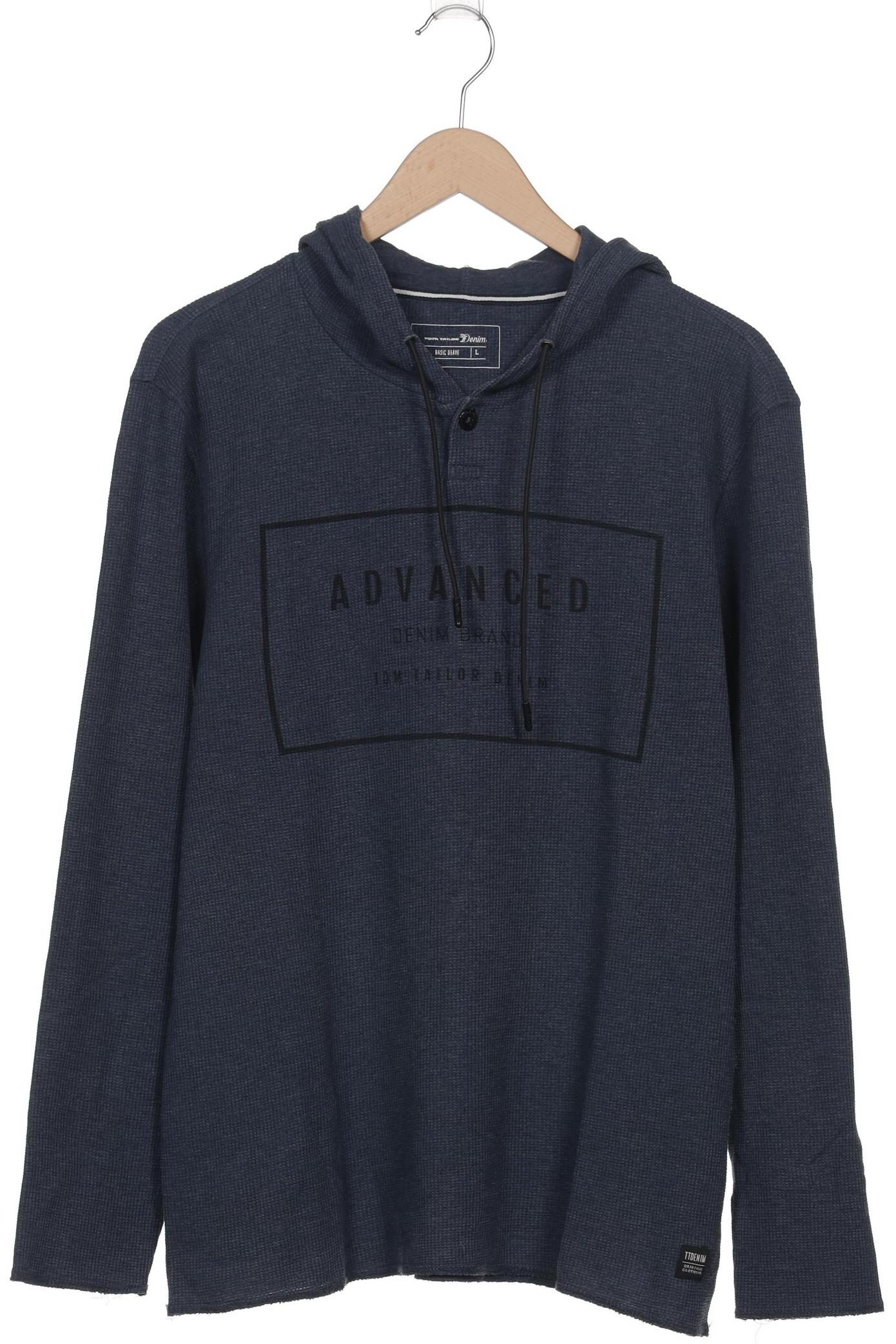 

TOM Tailor Denim Herren Kapuzenpullover, marineblau, Gr. 52